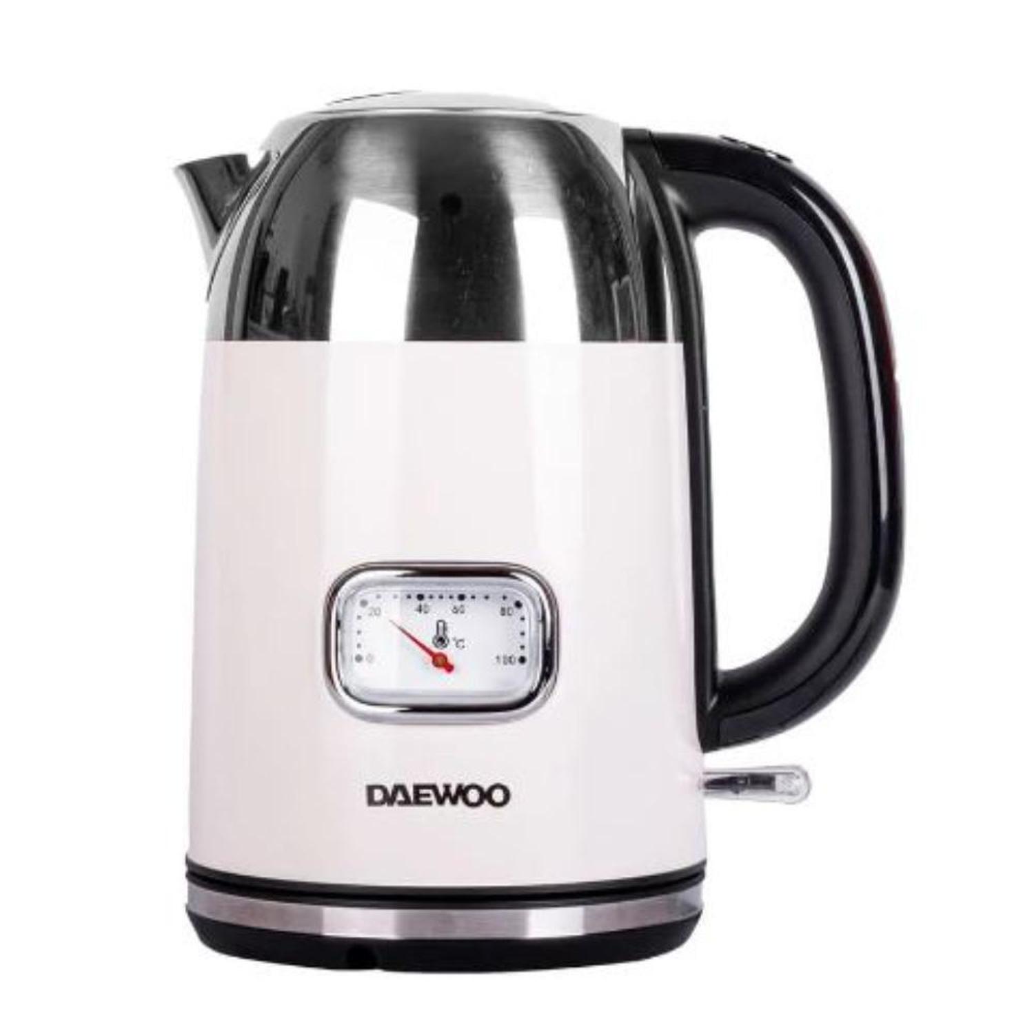 Hervidor Agua Tetera Daewoo DKS-1385 1.7 Litros Acero Inox — imagen 1