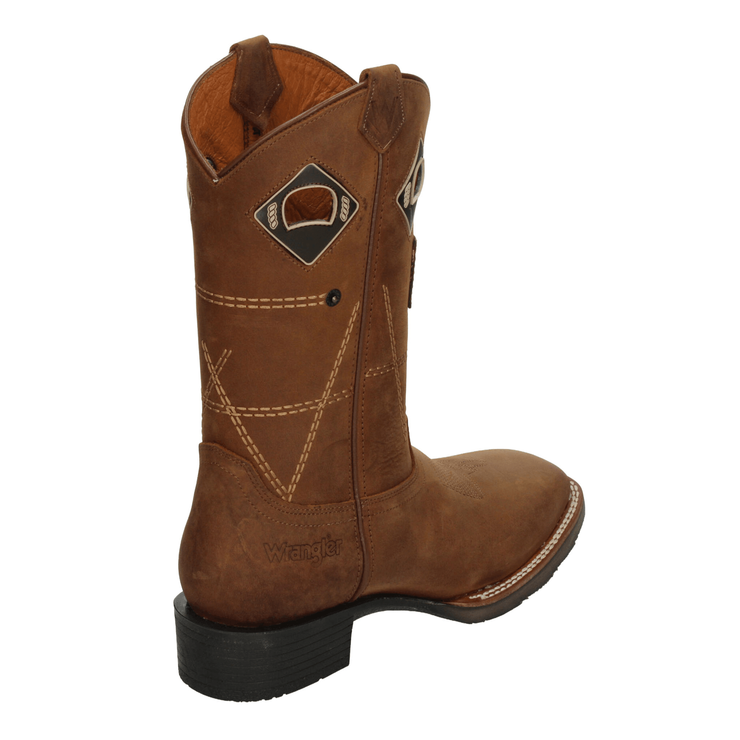 Bota Wrangler Vaquero Hombre Café Cierre Casual Caballero — imagen 4