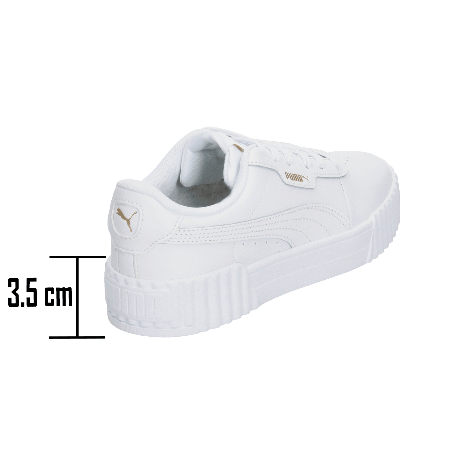 Tenis Dama Puma Carina 3.0 Blanco Casual Mujer — imagen 4