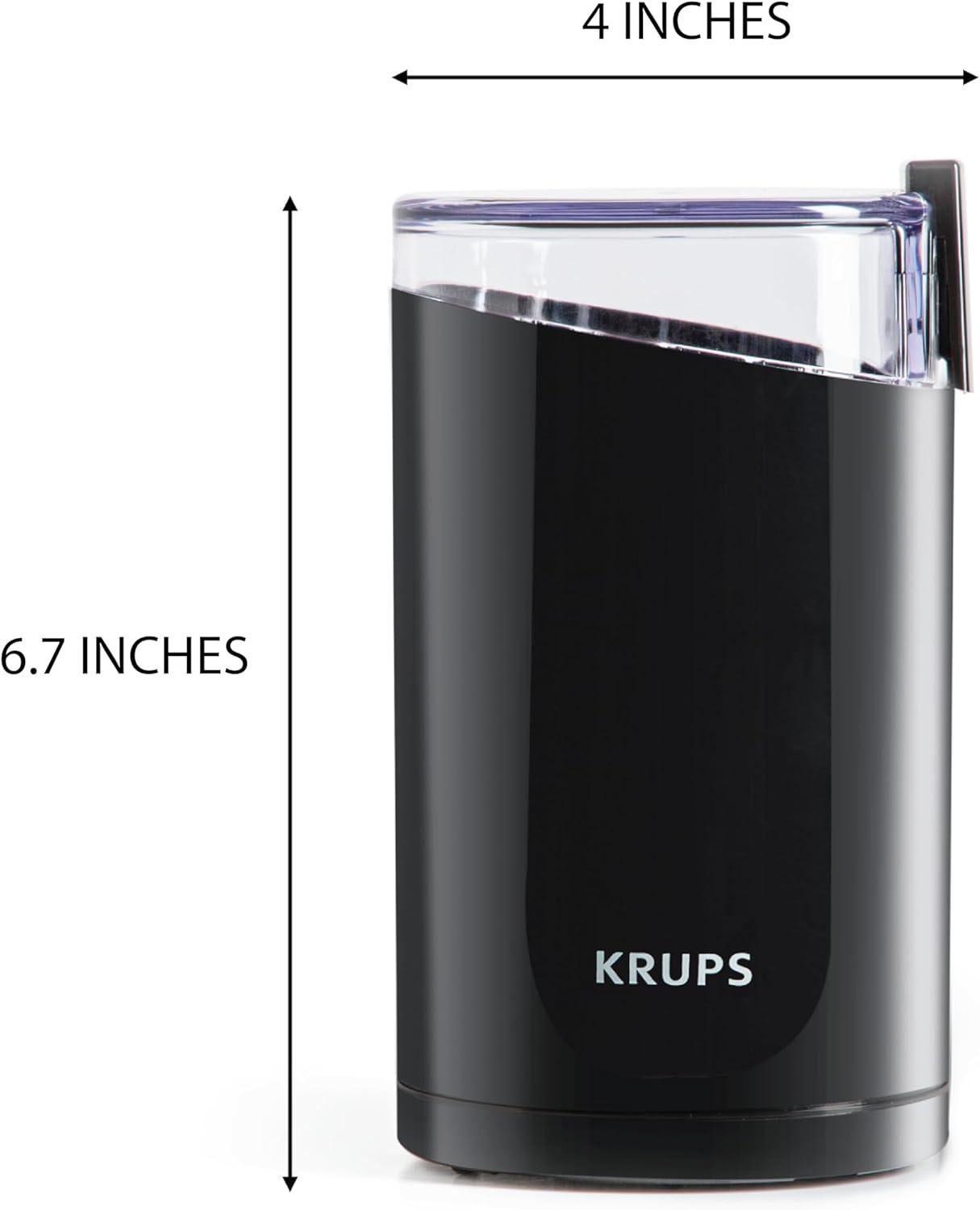 Molino café y especias eléctrico Krups 12 Tazas Acero Inox — imagen 2