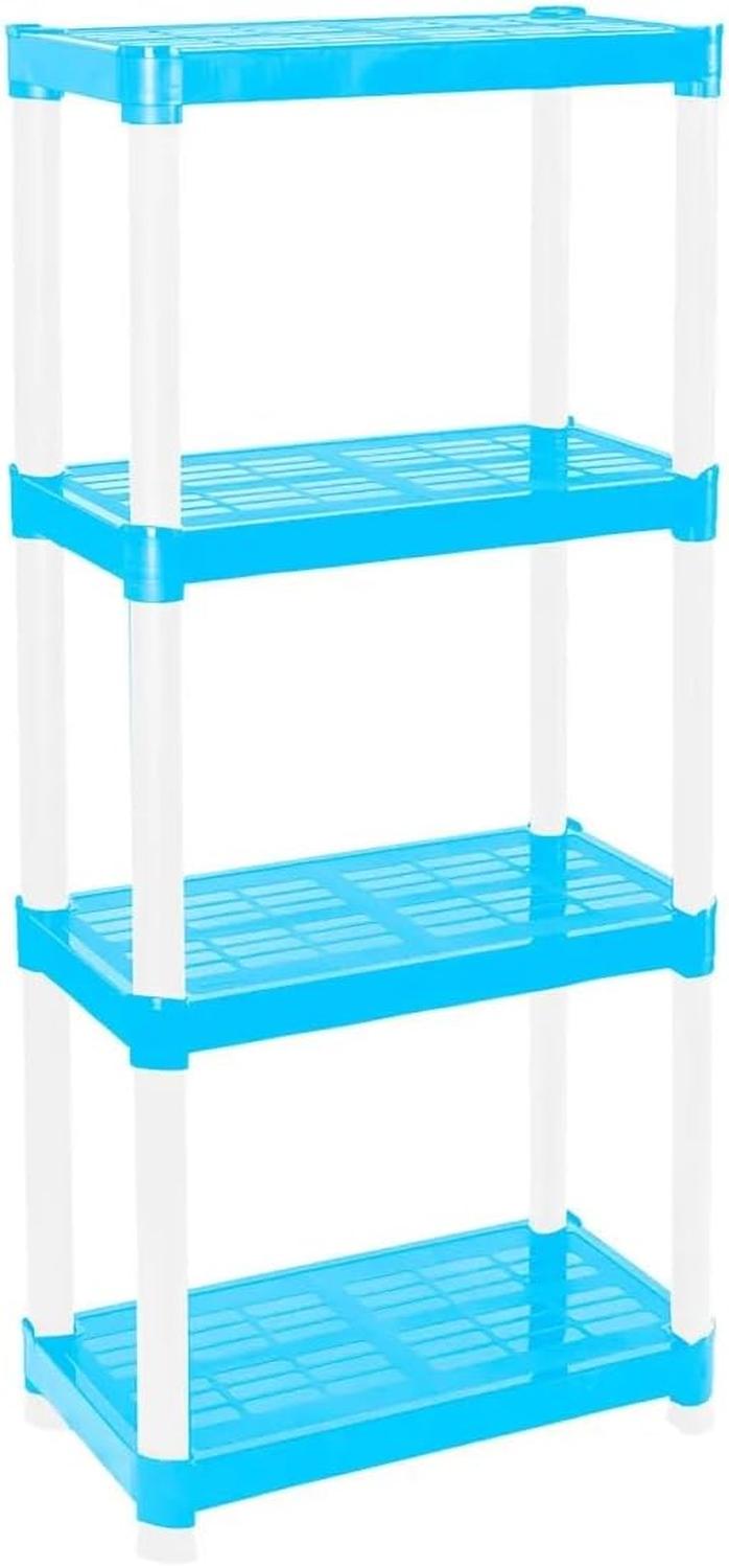 ESTANTE DE ALMACENAMIENTO RACK 4 NIVELES RESISTENTE — imagen 2