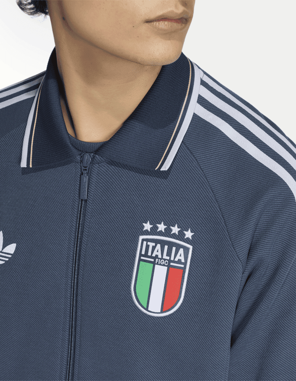 Chamarra Adidas Anthem Visitante Italia Multicolor - Mujer — imagen 3