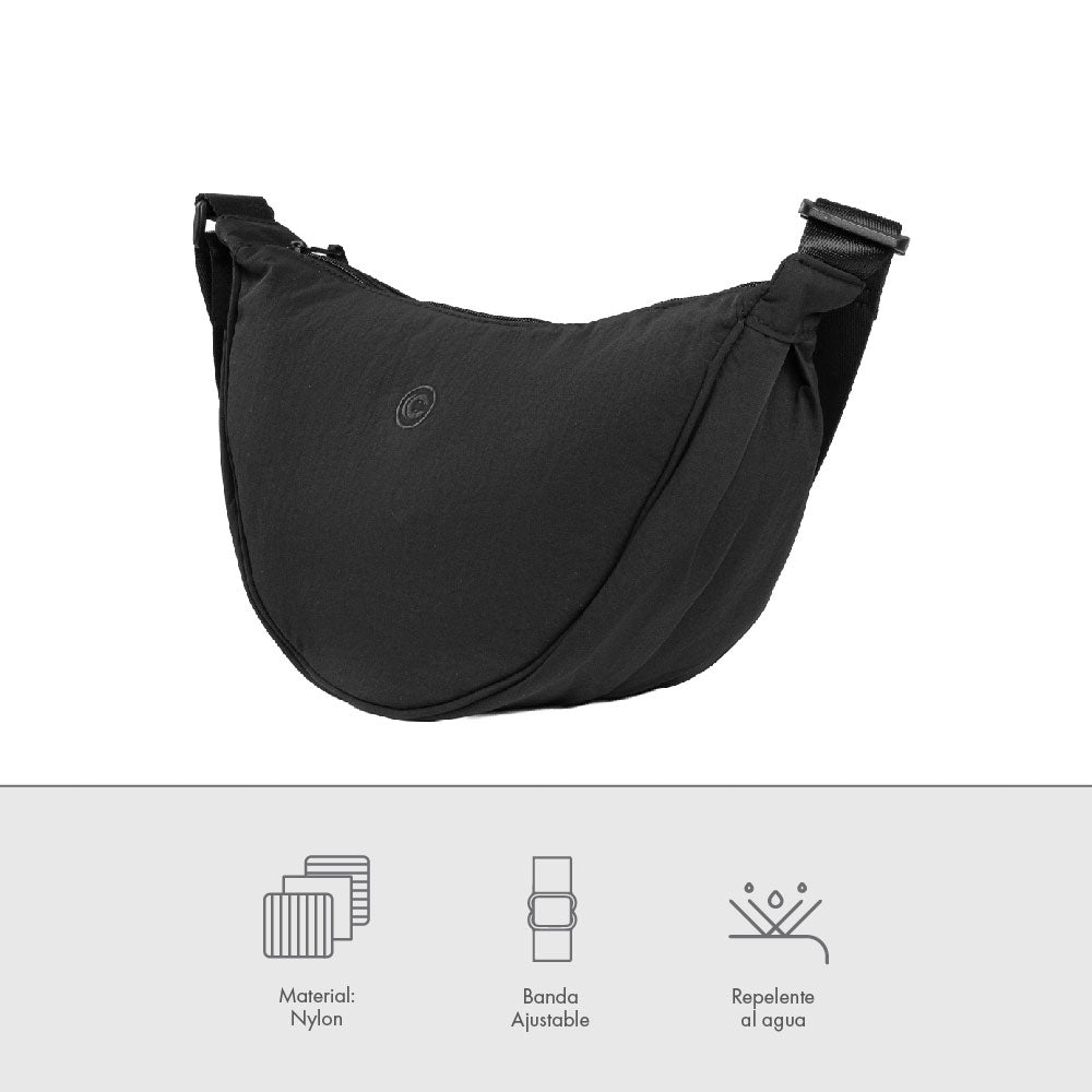 Crossbody Kora CoolCapital Bolso compacto 3L resistente negra — imagen 8
