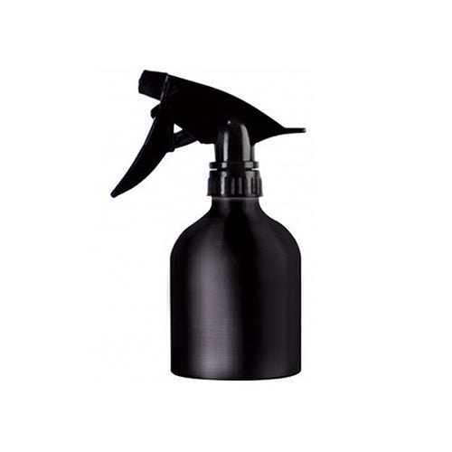 Atomizador Spray Botella de Aluminio Negro 325 ml Salon de Belleza Estetica Timco — imagen 2
