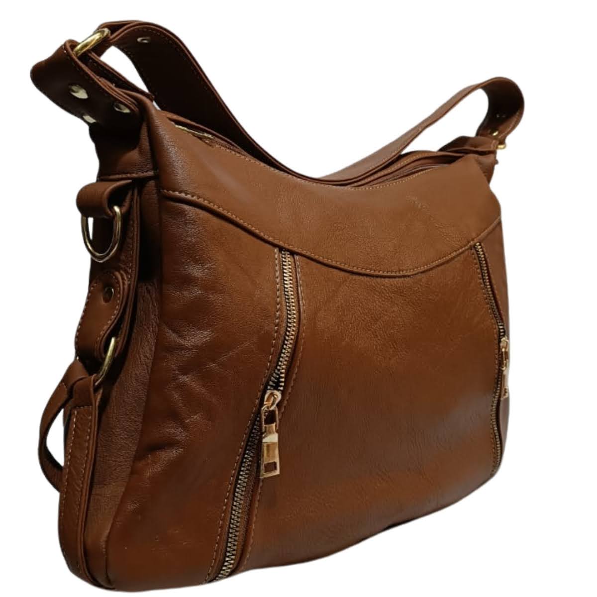 Bolsa De Piel Legitima Suave De Dama Original Multifuncional Jf75 — imagen 12