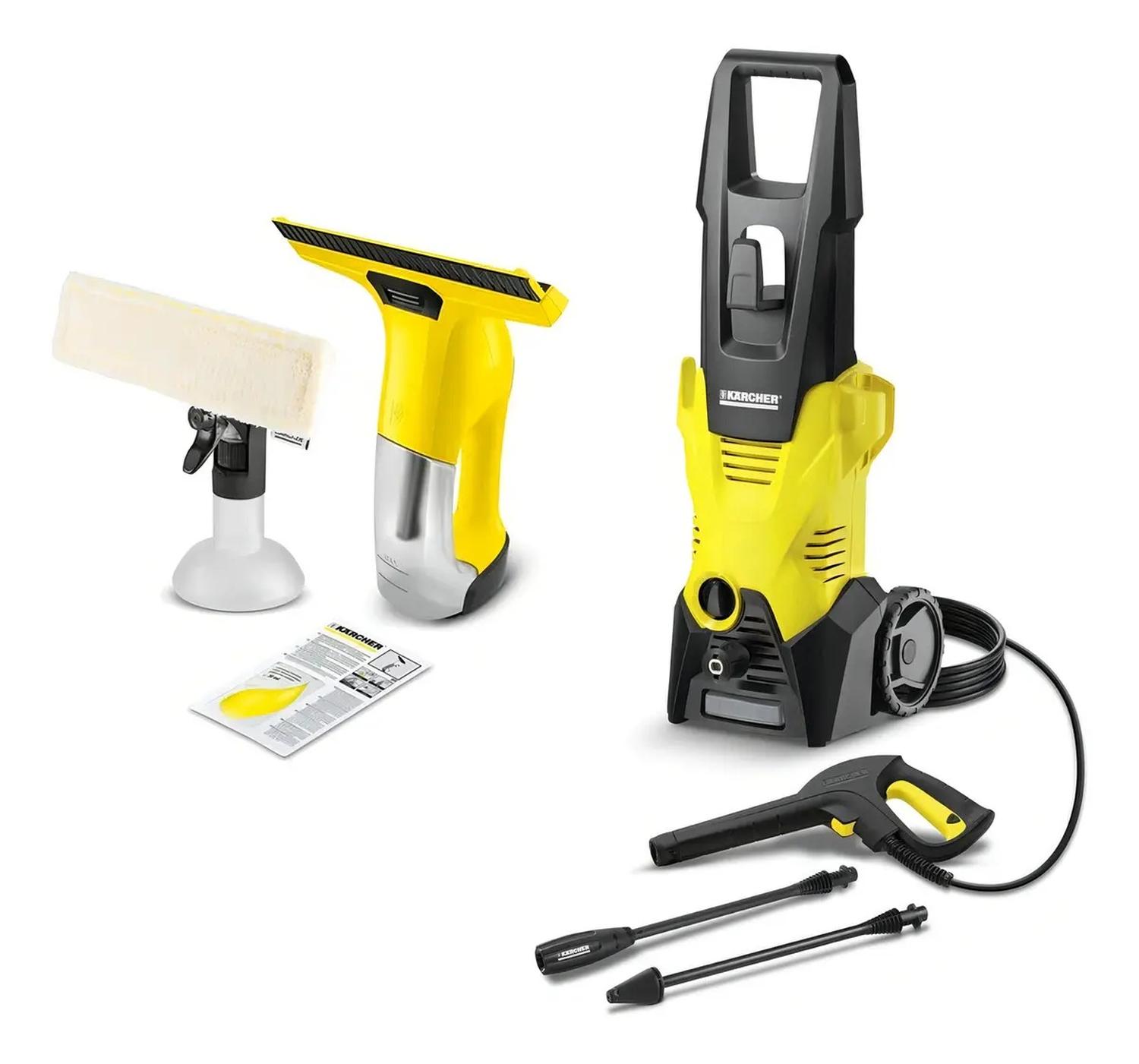 Hidrolavadora Karcher K3 1700 PSI con Limpiador de Cristales — imagen 1