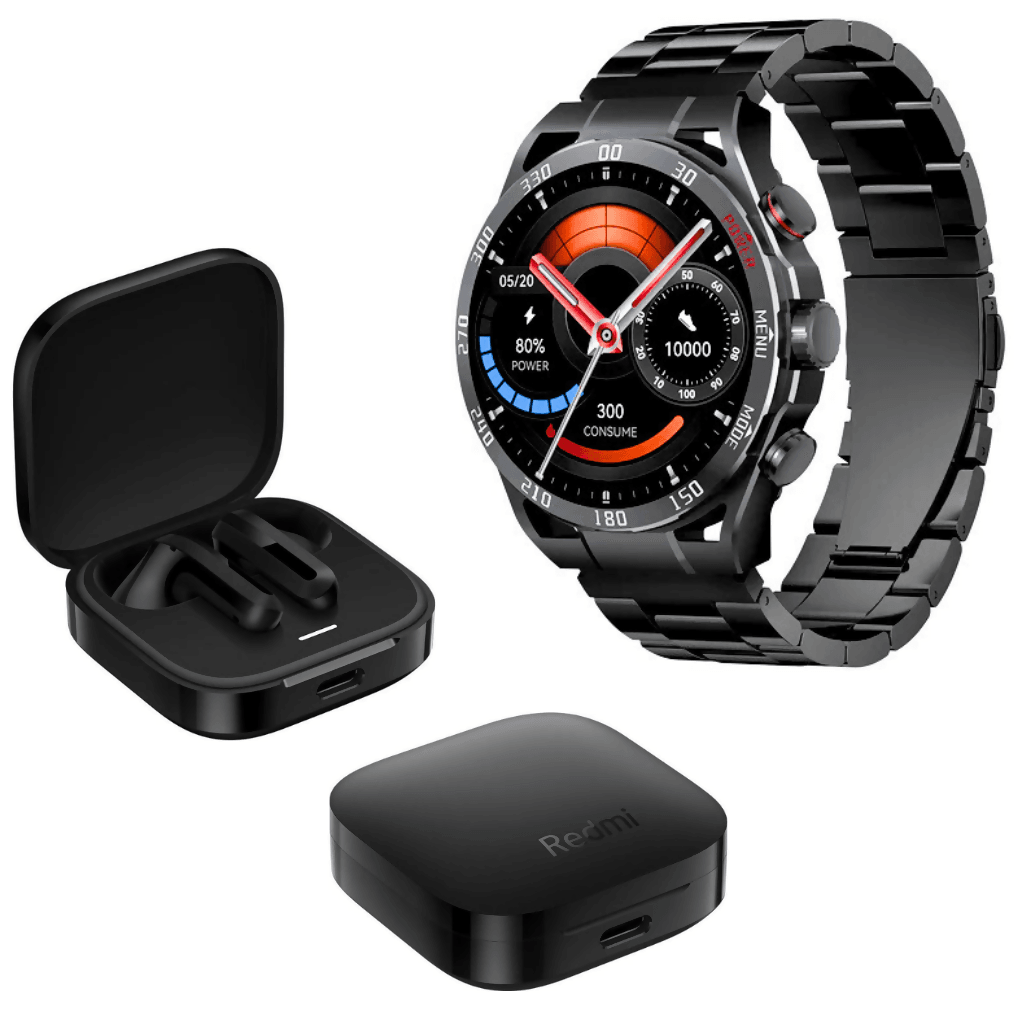 Xiaomi Redmi Buds 6 Active Negro + Smartwatch Filwans GTR Negro — imagen 2