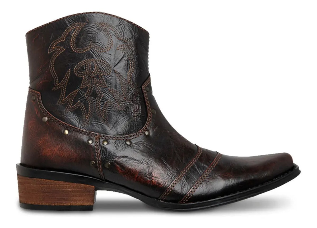 Botin Vaquero Hombre Urban Cowboy Café 40702 — imagen 8