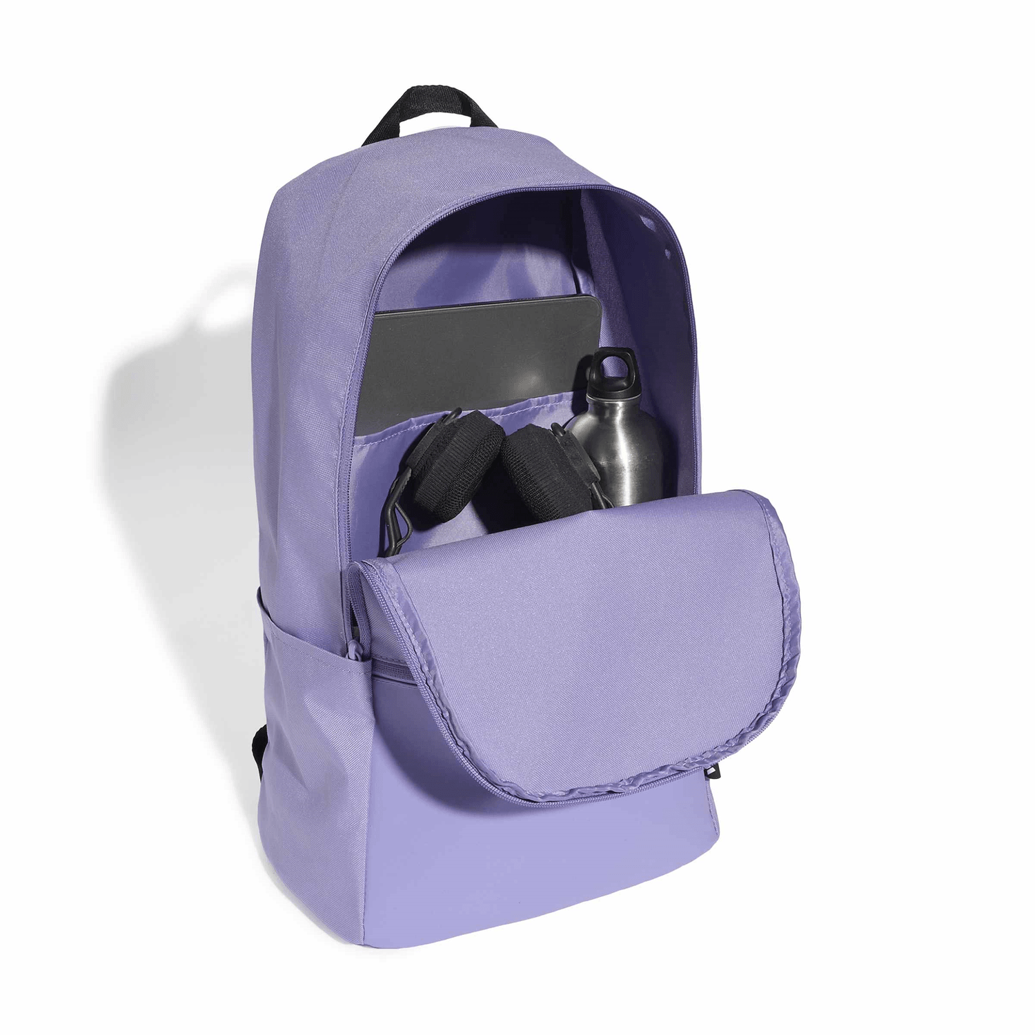 Mochila Adidas Classic Dama Lila Escolar Portalaptop Mujer 22L — imagen 5