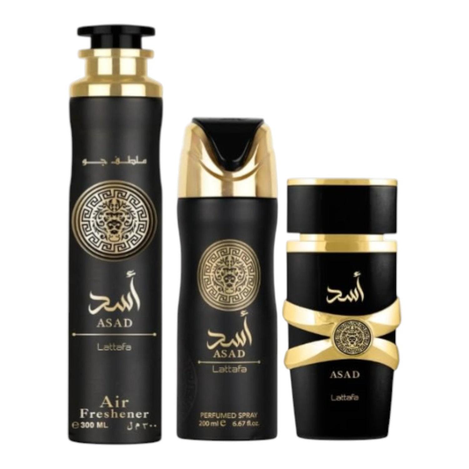 LATTAFA ASAD GIFT SET 3 PIEZAS — imagen 1