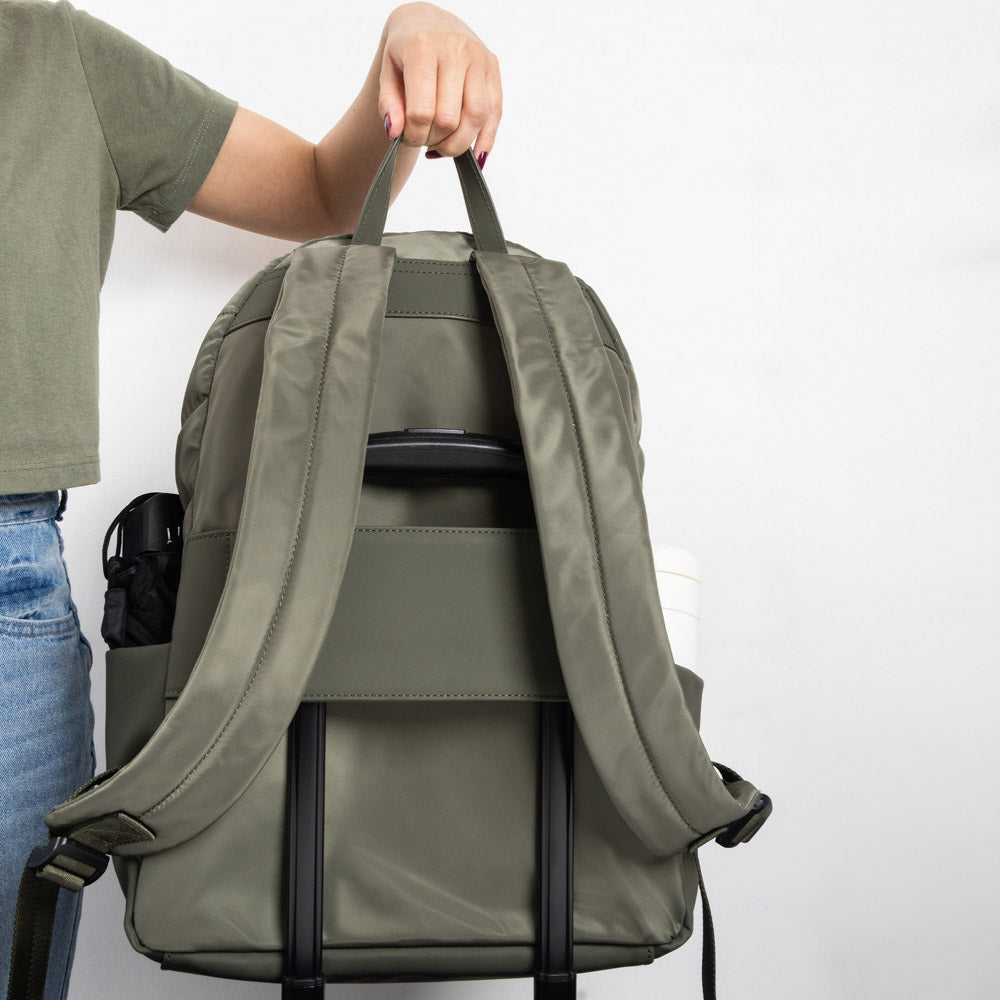 Mochila para laptop CoolCapital Fuji 15.6" pulgadas Verde — imagen 17