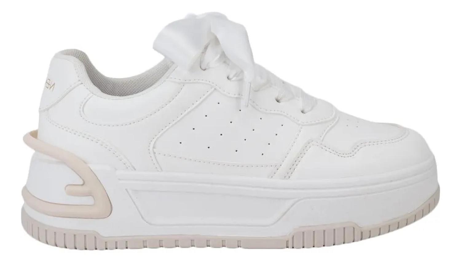 Tenis Next & Co Dama Plataforma Basico Liston 1251006 — imagen 1