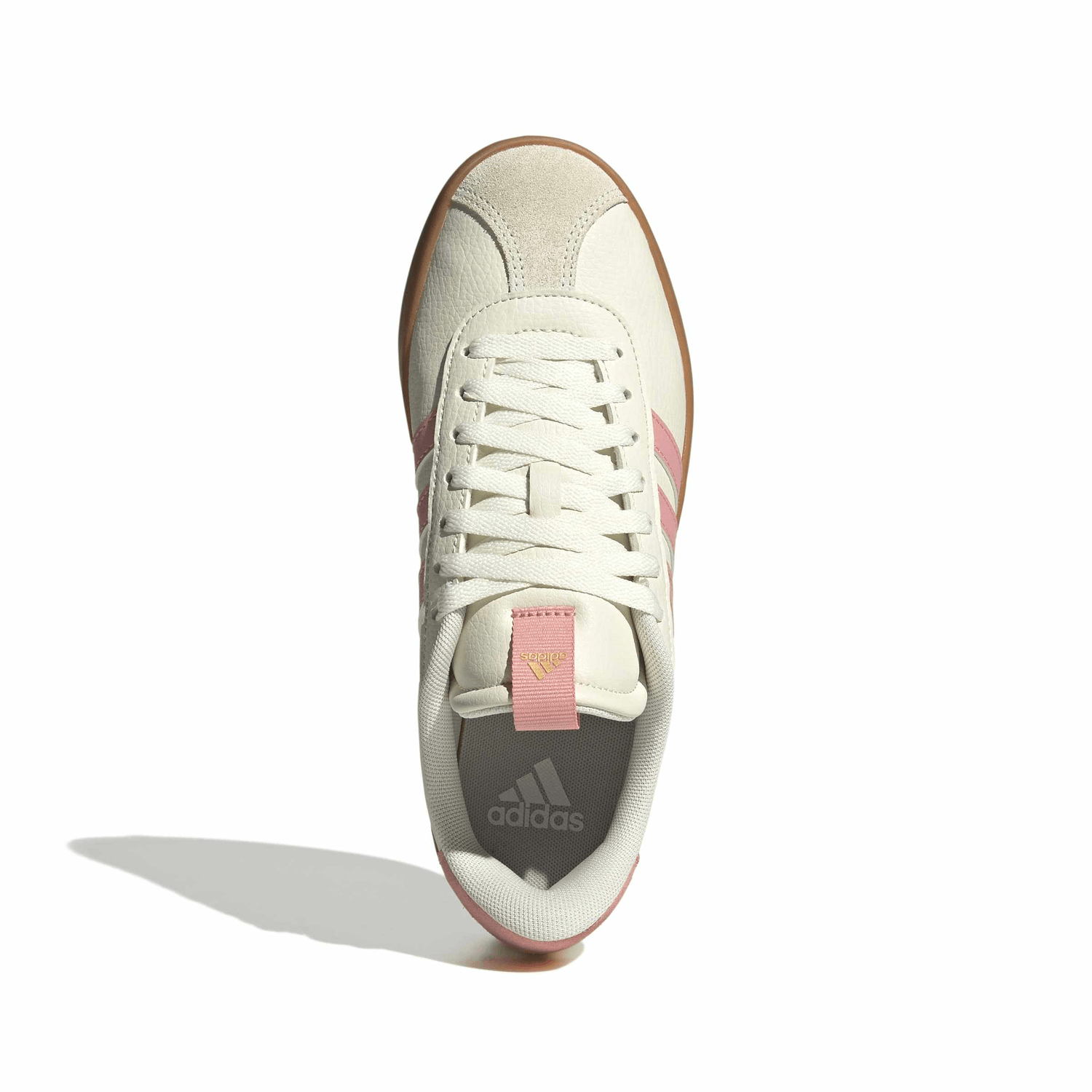Tenis Adidas VL Court 3.0 Dama Off White Casual Cintas Mujer — imagen 8