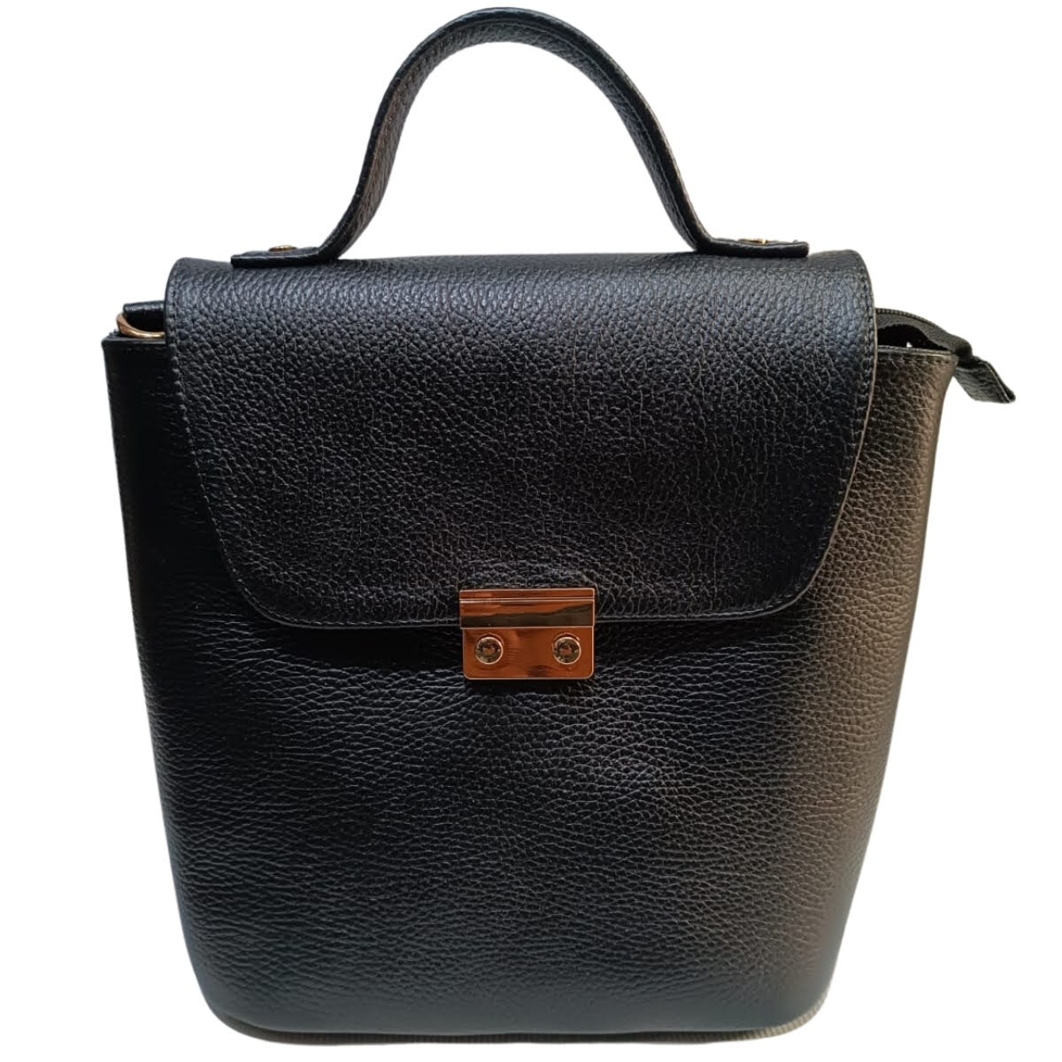 Bolsa Mochila Mariconera Para Dama De Piel Roxana — imagen 6
