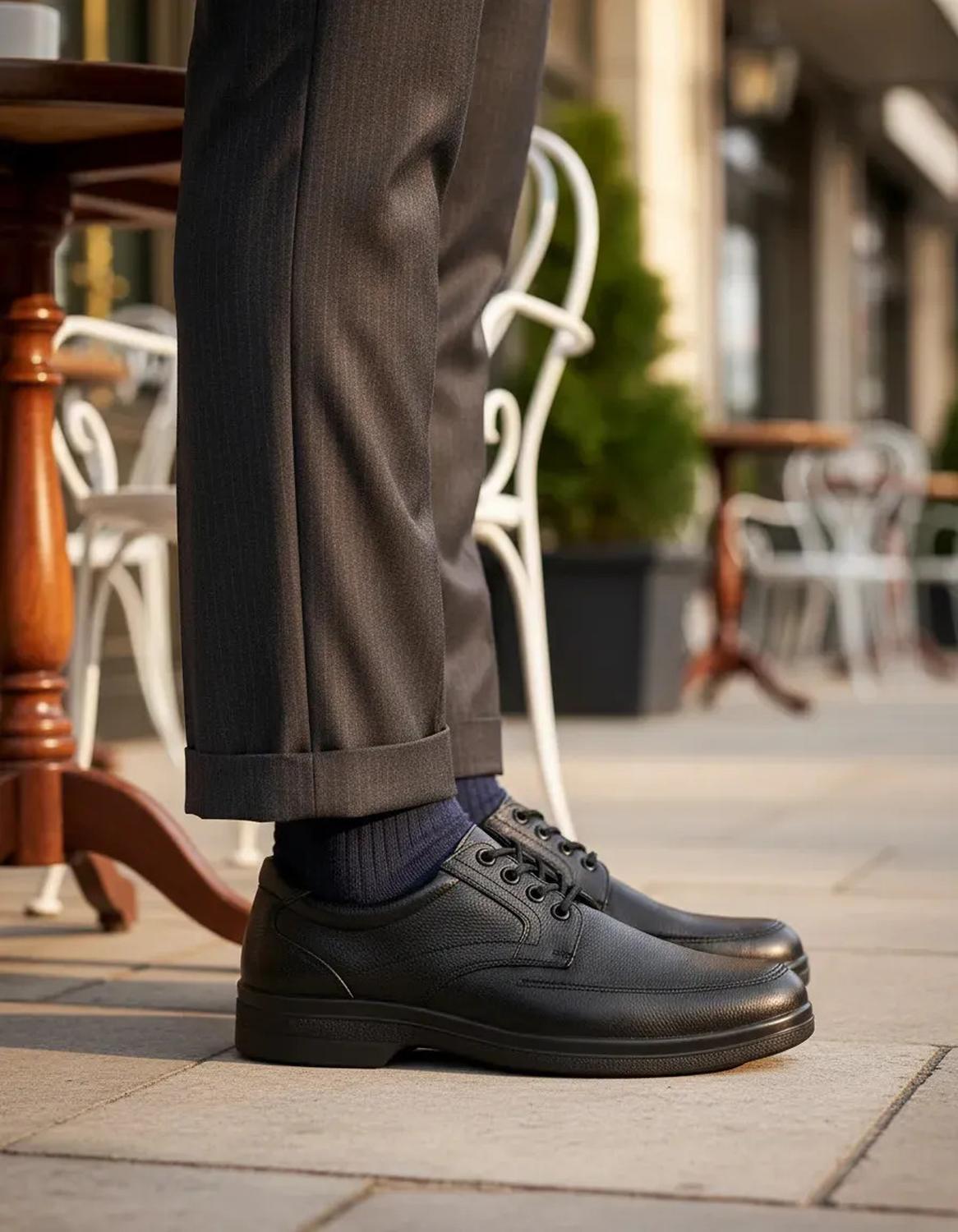 Zapato Flexi Marcel 91607 Derby Negro Liso 26 Mx — imagen 10