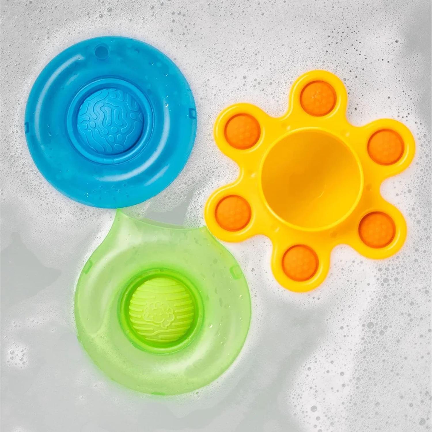 Juguete Sensorial Para El Baño Dimpl Splash Bebé Fat Brain Toys 6m+ — imagen 3