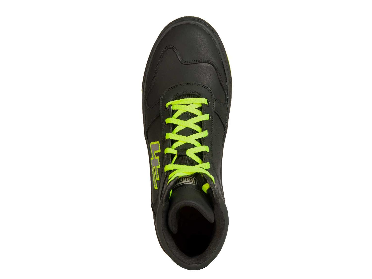 Tenis Bota Motociclista Hombre Moto Wkl 80203 Negro Verde — imagen 7