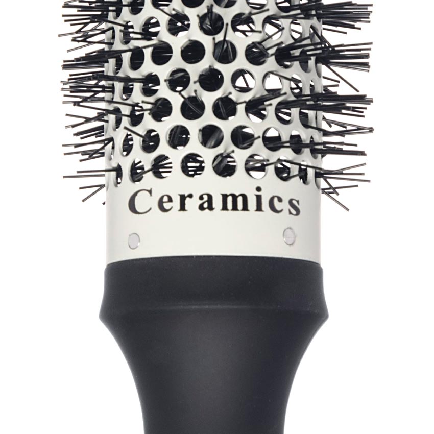 Cepillo de Cabello Térmico Redondo Ceramica 1 1/4" Uso Profesional Estetica Timco CCR-2 — imagen 4