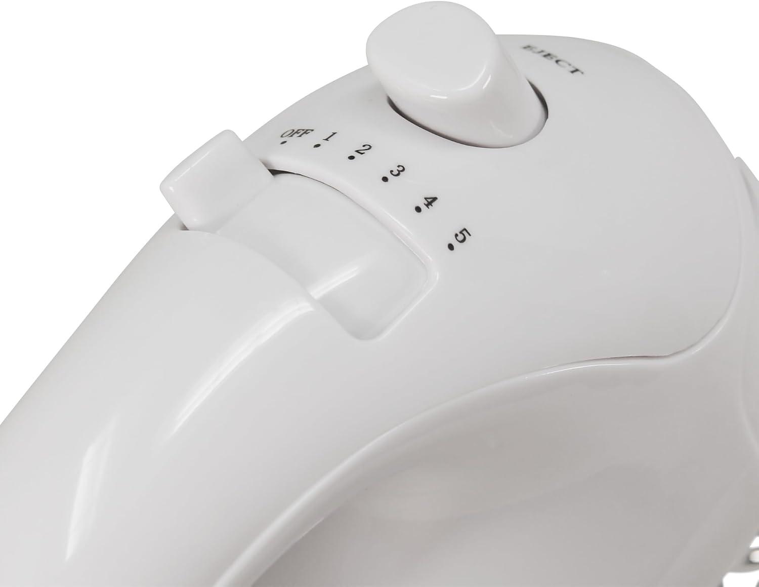 Batidora de Mano Westinghouse WKHM8208 5 Velocidades 120W Blanca — imagen 3