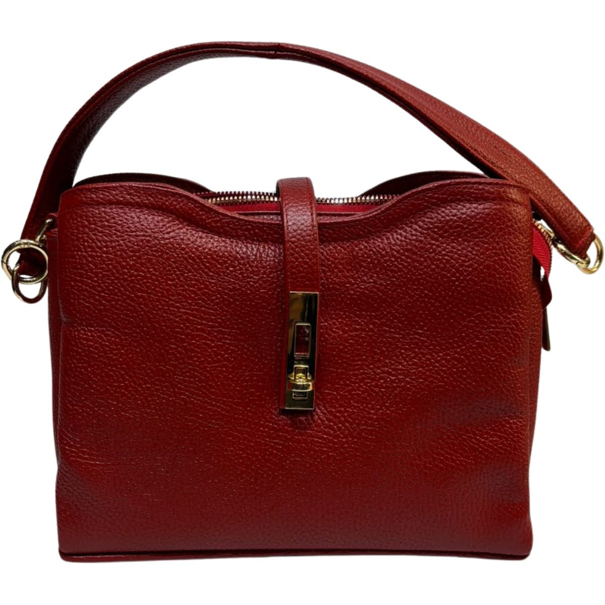 Bolso De Mano Clutch Para Mujer De Piel Legitima Original Samantha — imagen 13