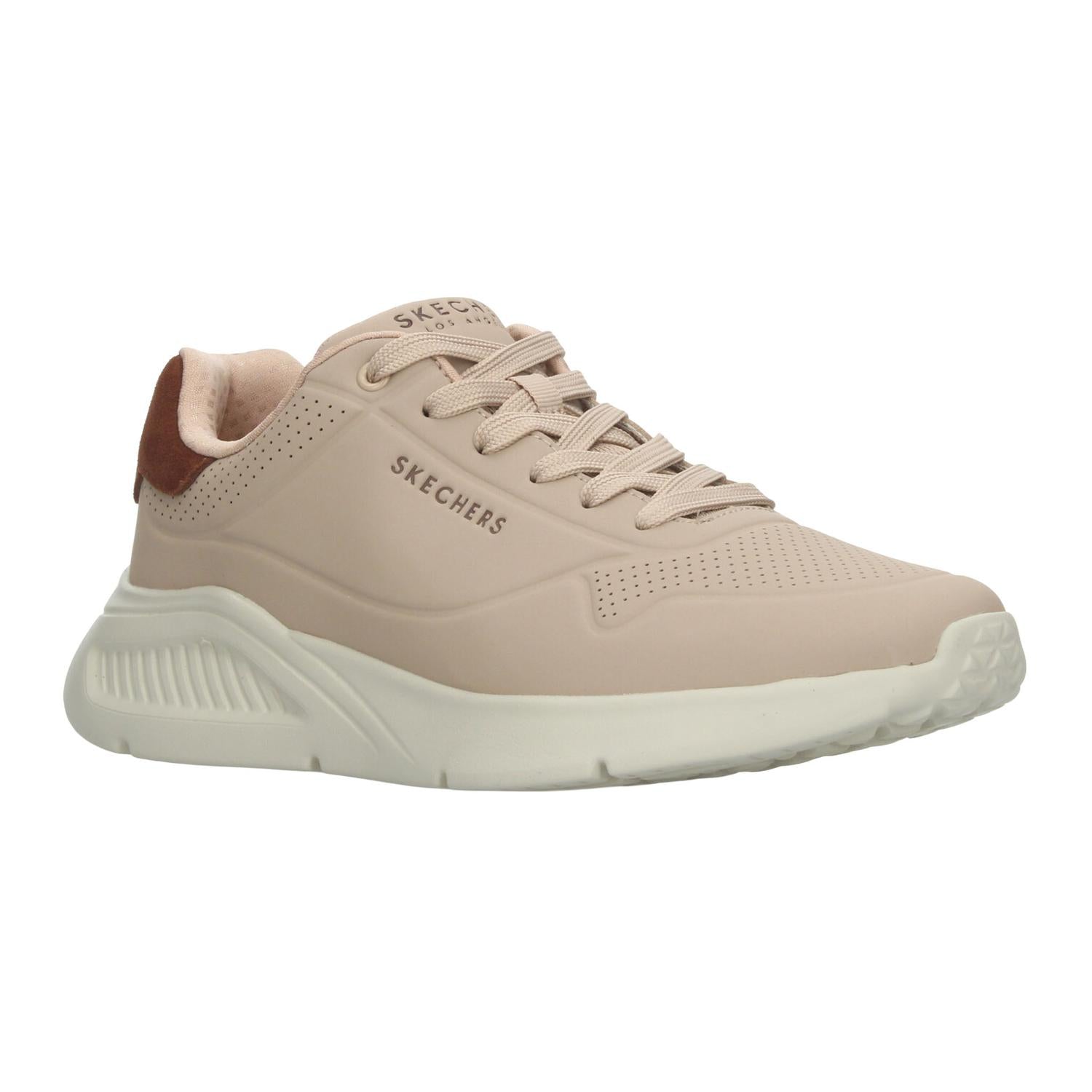 Tenis Skechers Uno Lite Hombre Beige Casual Para Caballero — imagen 3