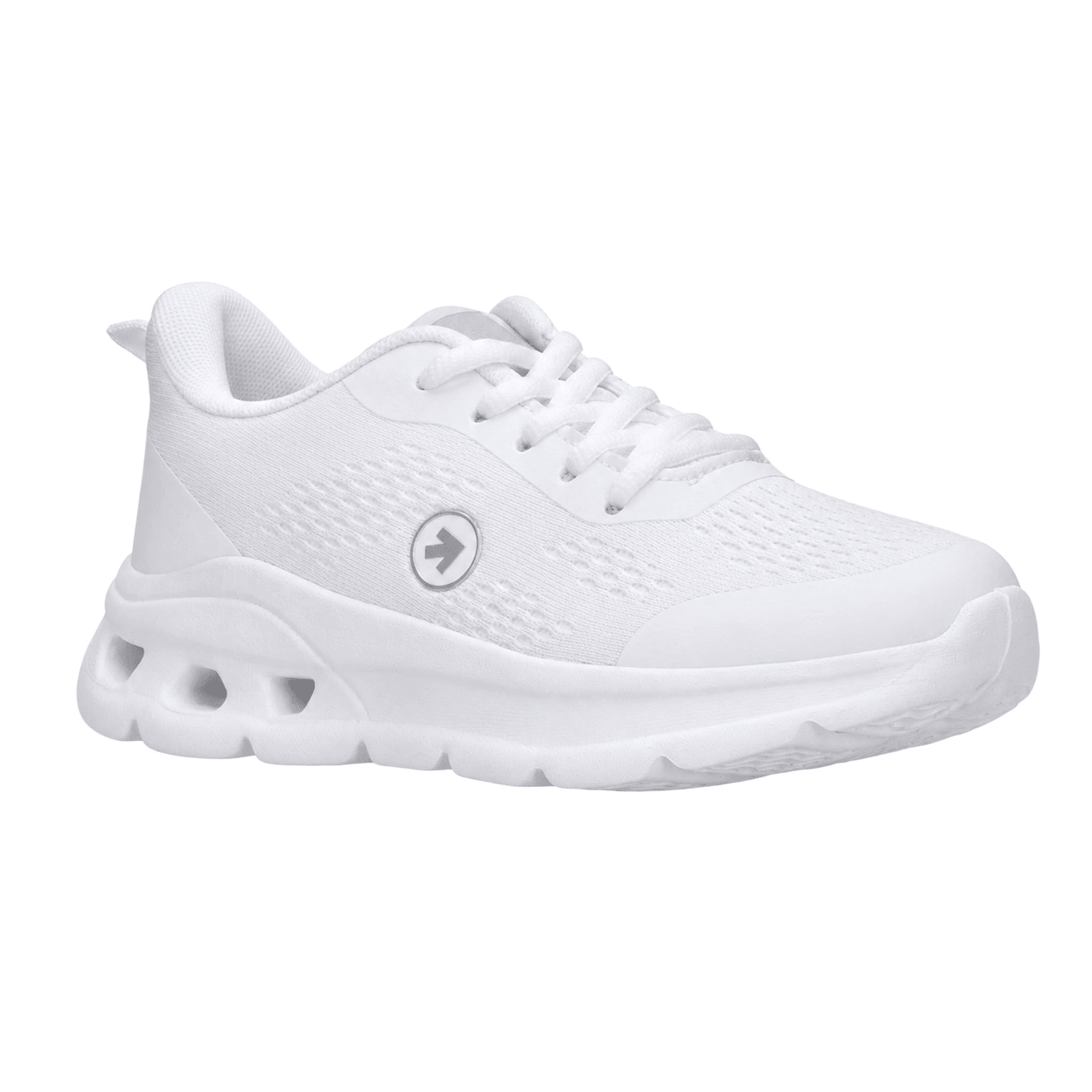 Tenis Berlin Dama Deportivo Cintas Cómodo Blanco Mujer — imagen 2