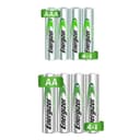 PILA ENERGIZER RECARGABLE CON 4 PILAS AA Y 4 PILAS AAA 1.2V