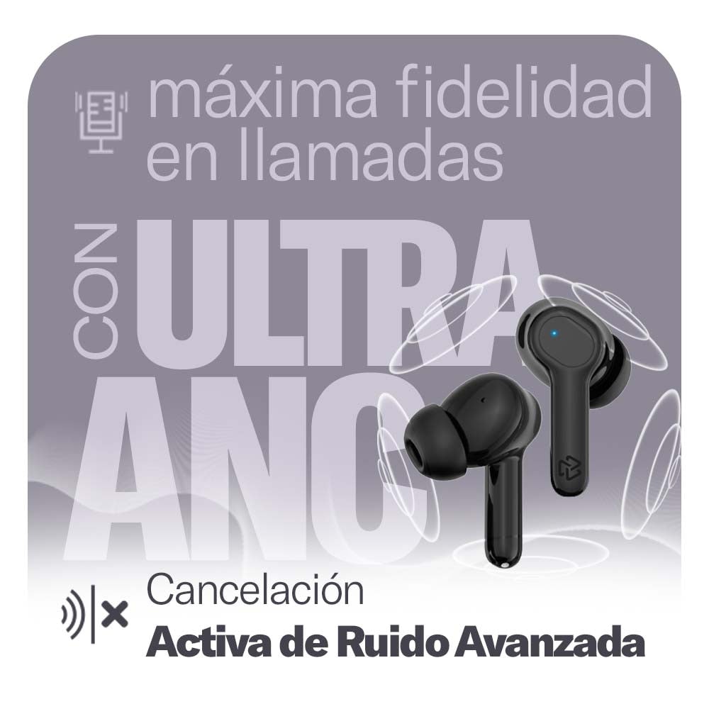 Audífonos Inalámbricos Tws One Pro STF 42hrs Uso Ultra ANC 6 Micrófonos Protección IPX4 — imagen 5