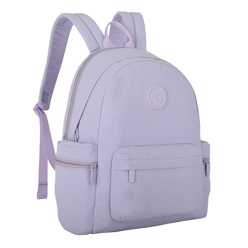 Mochila para Laptop 14" con Cangurera CoolCapital Canyon: Protección y Organización Total, Lila — imagen 10