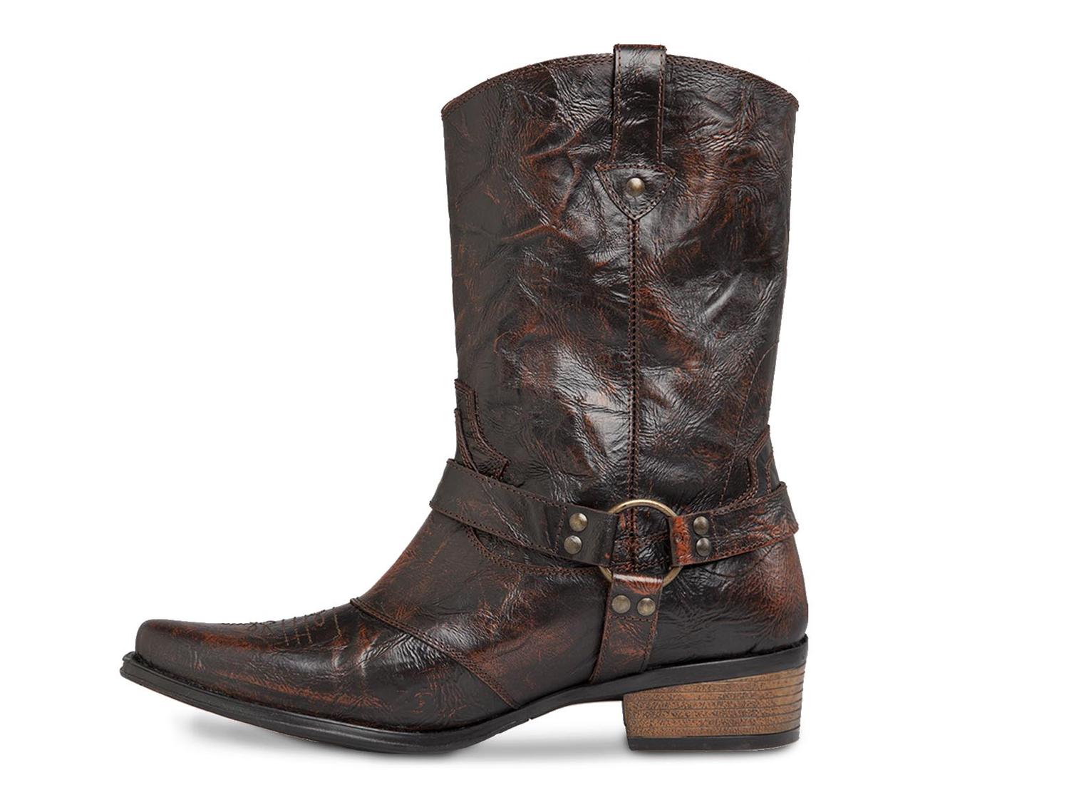 Bota hombre vaquera caballero Urban Cowboy 40707 café — imagen 4