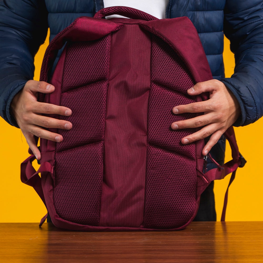 Mochila para laptop CoolCapital Zilker 15.6" pulgadas Vino — imagen 20