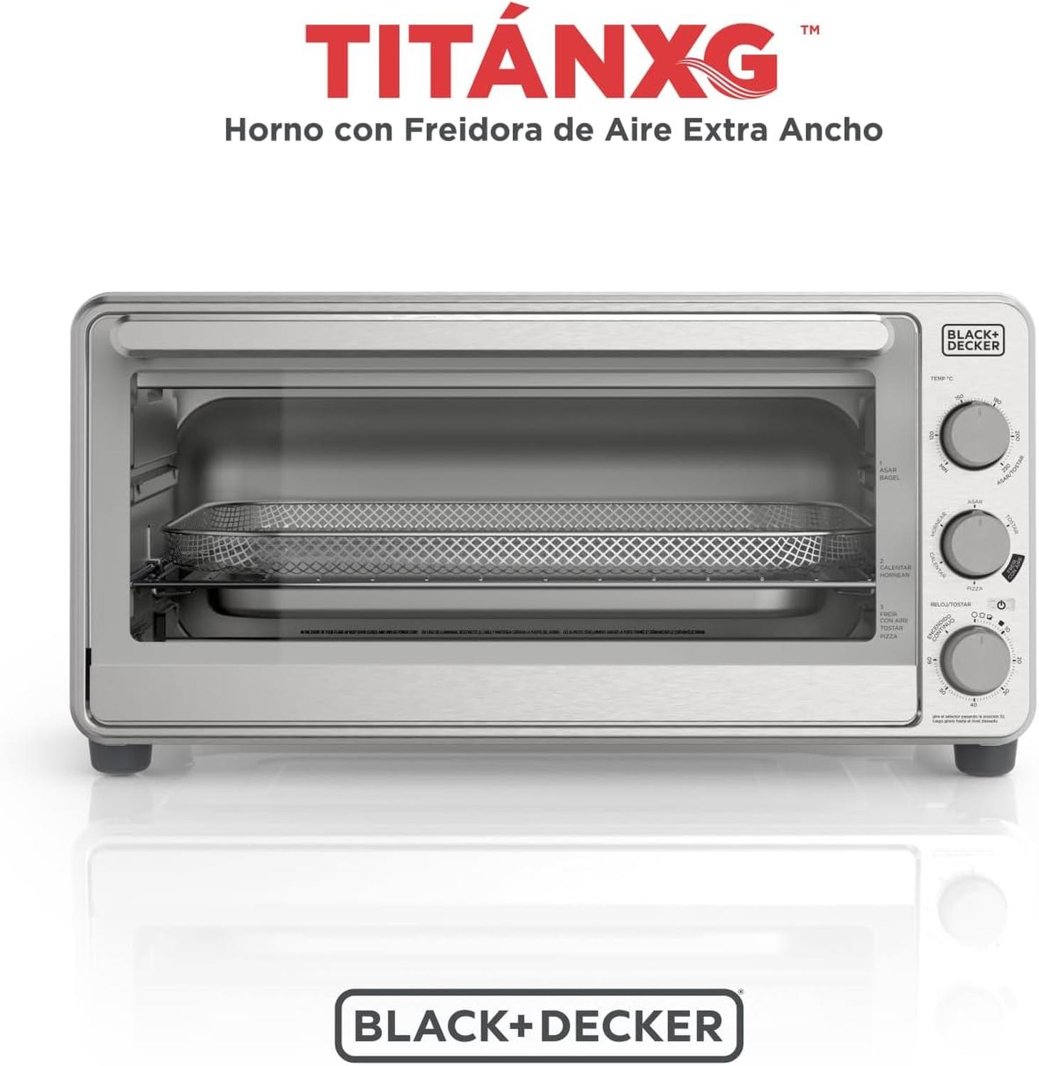 Horno Tostador Freidor de Aire Black+Decker TO82350SDLA 32 L — imagen 2
