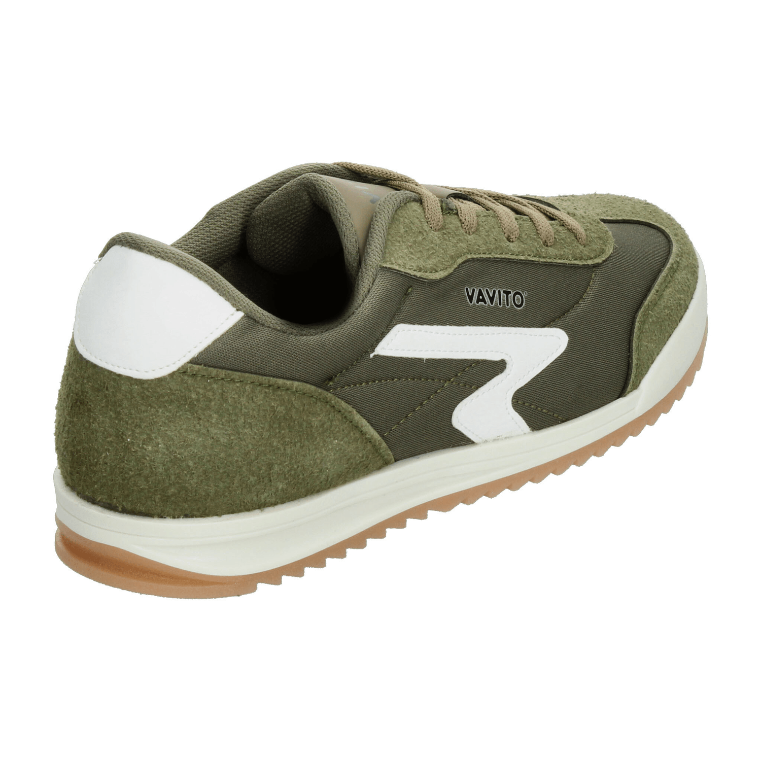 Tenis Vavito Hombre Casual Diario Cintas Ajustables Cómodo Verde Caballero — imagen 3