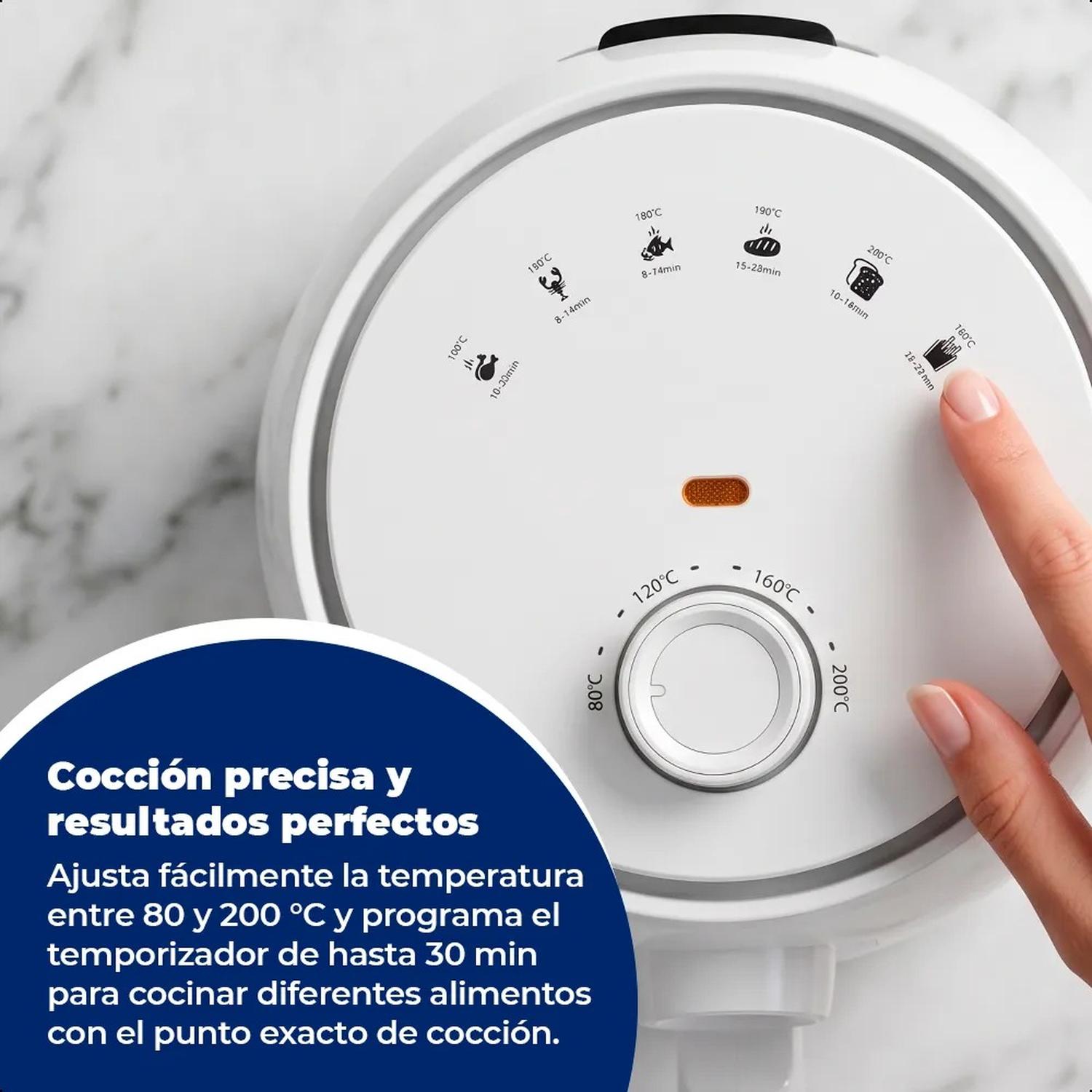 Freidora de Aire Manual 2L 1000W Westinghouse Simple Life WKAFSL200 — imagen 7