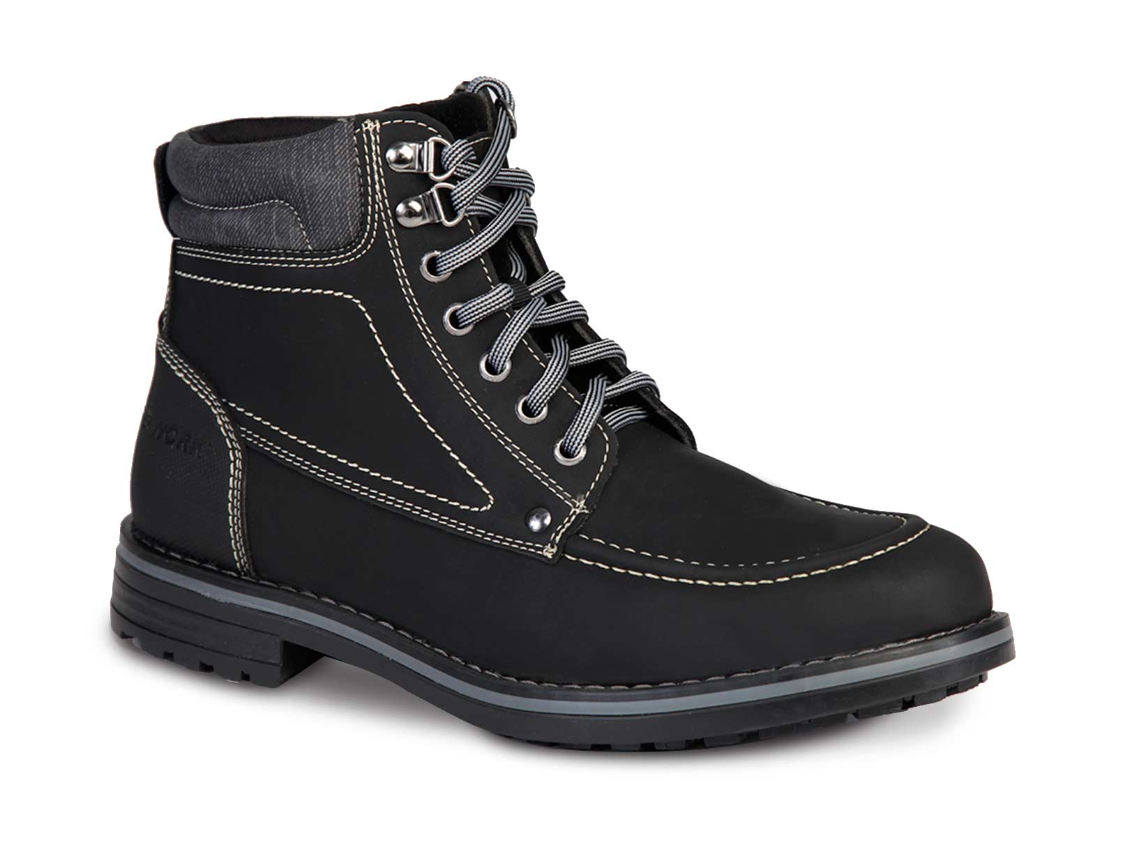 Bota hombre botin biker vaquera casual WORKLAND 89727 Negro — imagen 9