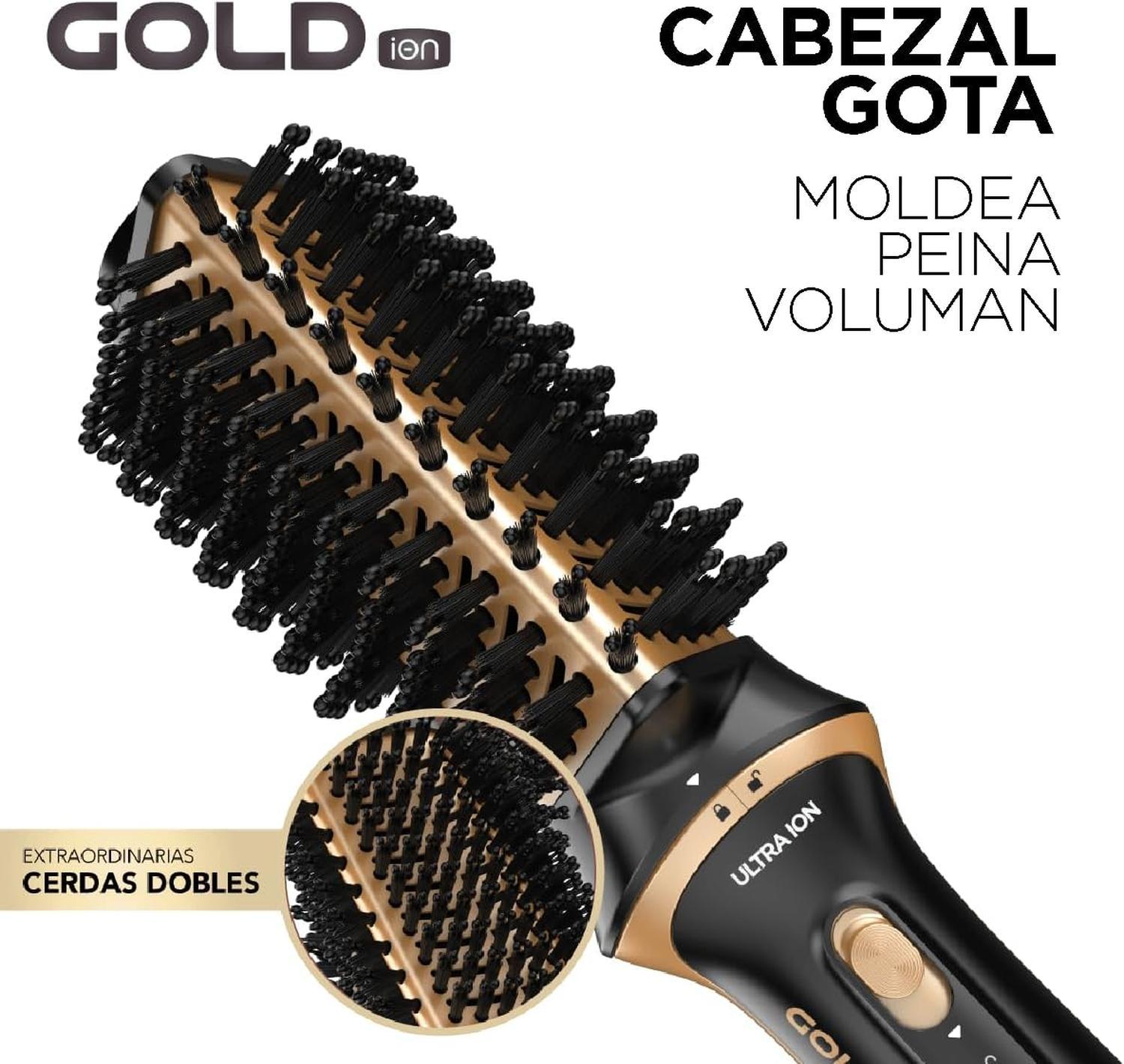 Combo Plancha Pelo CP14 Gold + Cepillo Multimod Gold 3D GAMA — imagen 7
