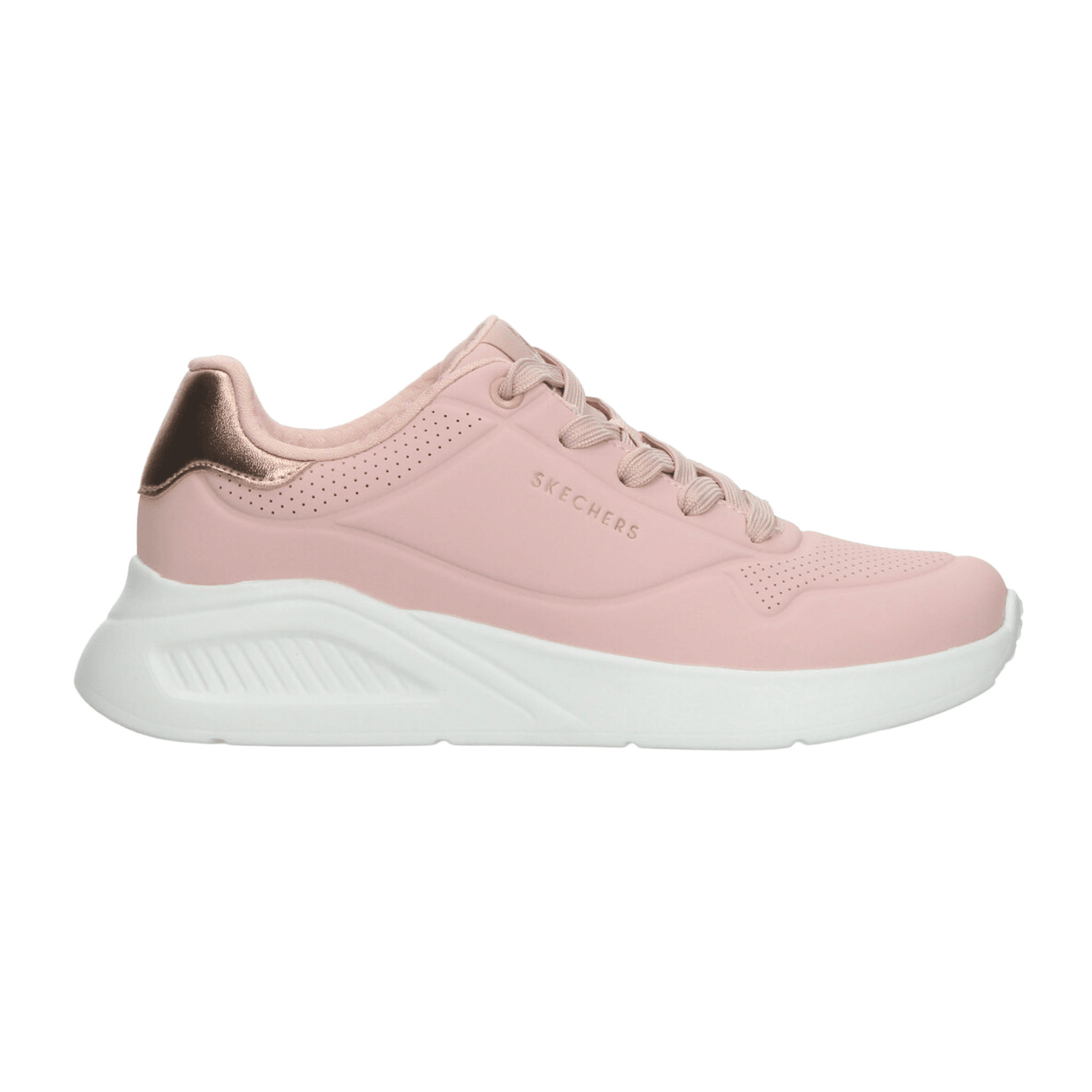 Tenis Skechers Street Uno Lite Dama Casual Rosa Mujer — imagen 1