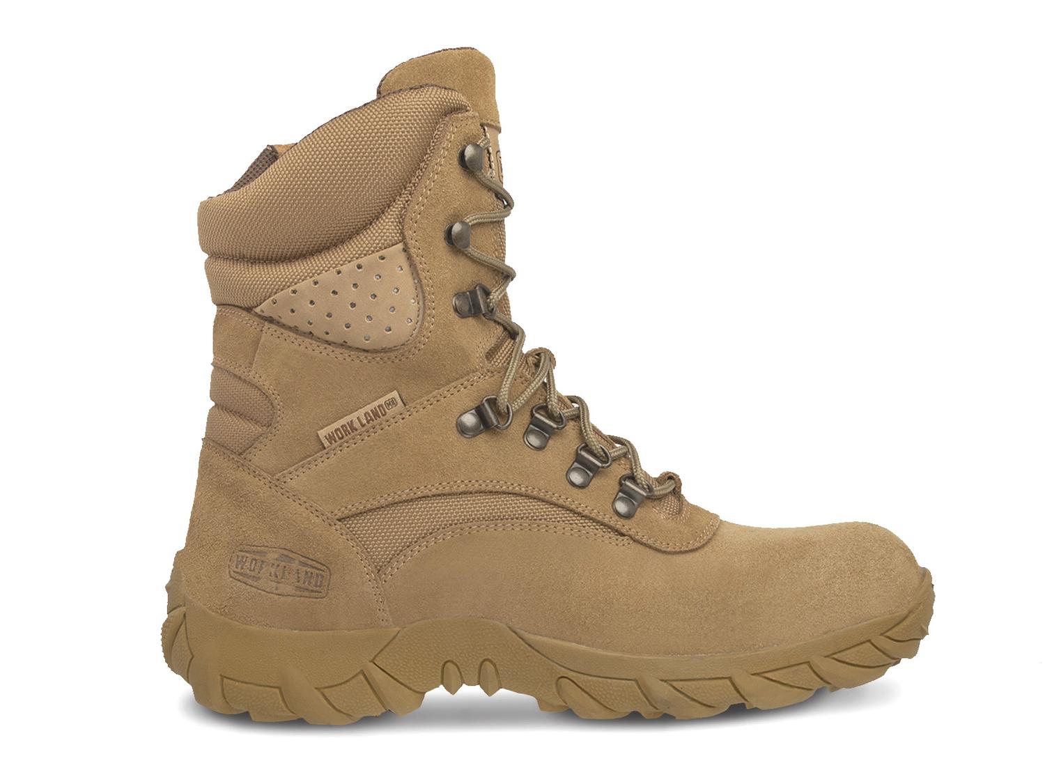 Bota Táctica Hombre Militar Botin piel Workland 76224 Army — imagen 2