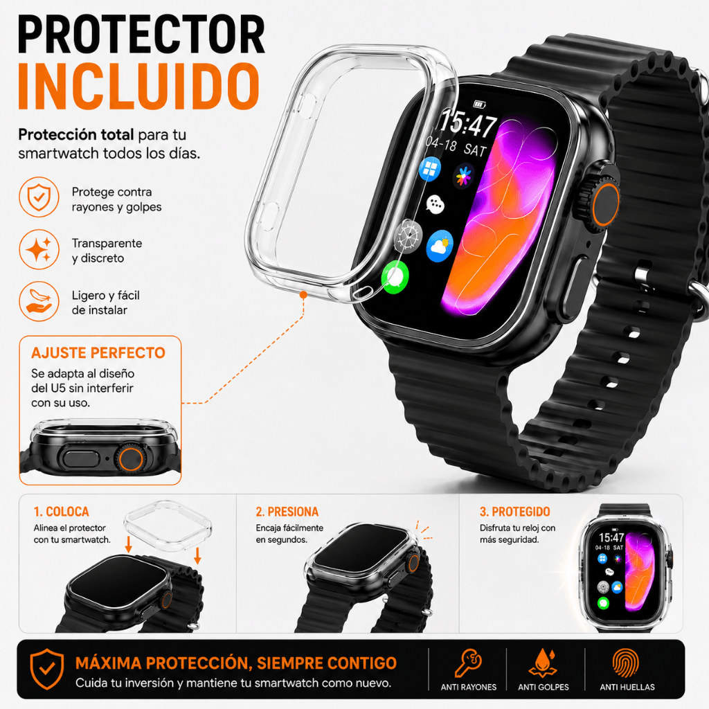 AUDIFONOS G-TIDE FUTURE POD (NEGRO) + SMARTWATCH MICROWEAR U5 — imagen 8
