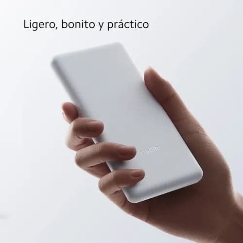 Bateria Xiaomi Power Bank 10000mAh 22.5w Lite - Blanco — imagen 5