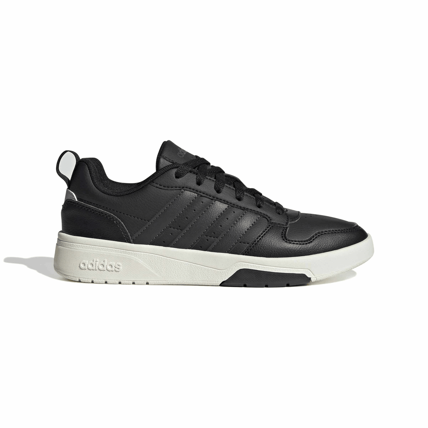 Tenis Adidas Courtwave Core Dama Casual Cintas Negro Mujer — imagen 1