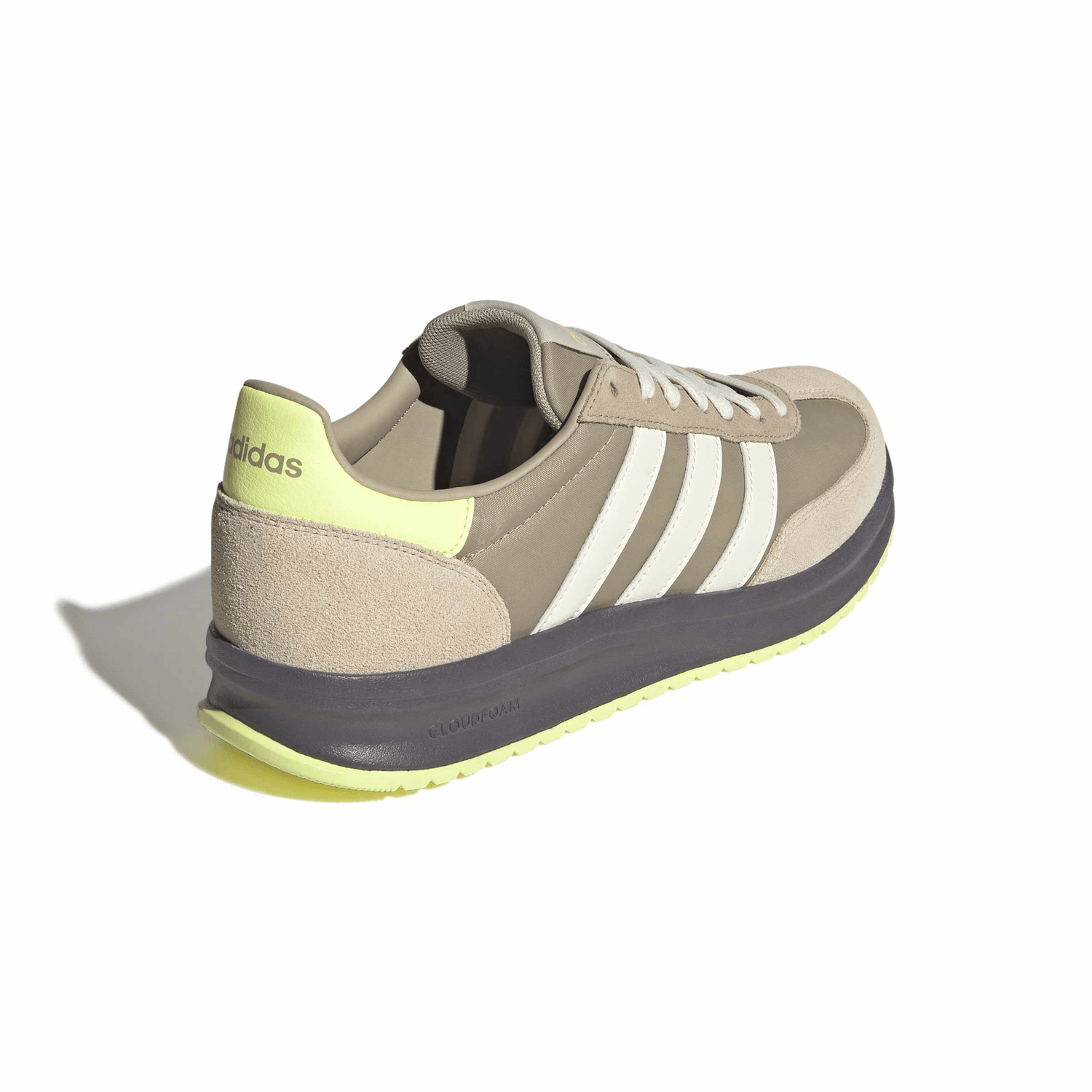 Tenis Adidas Run 72 Hombre Casual Cintas Café Caballero — imagen 3