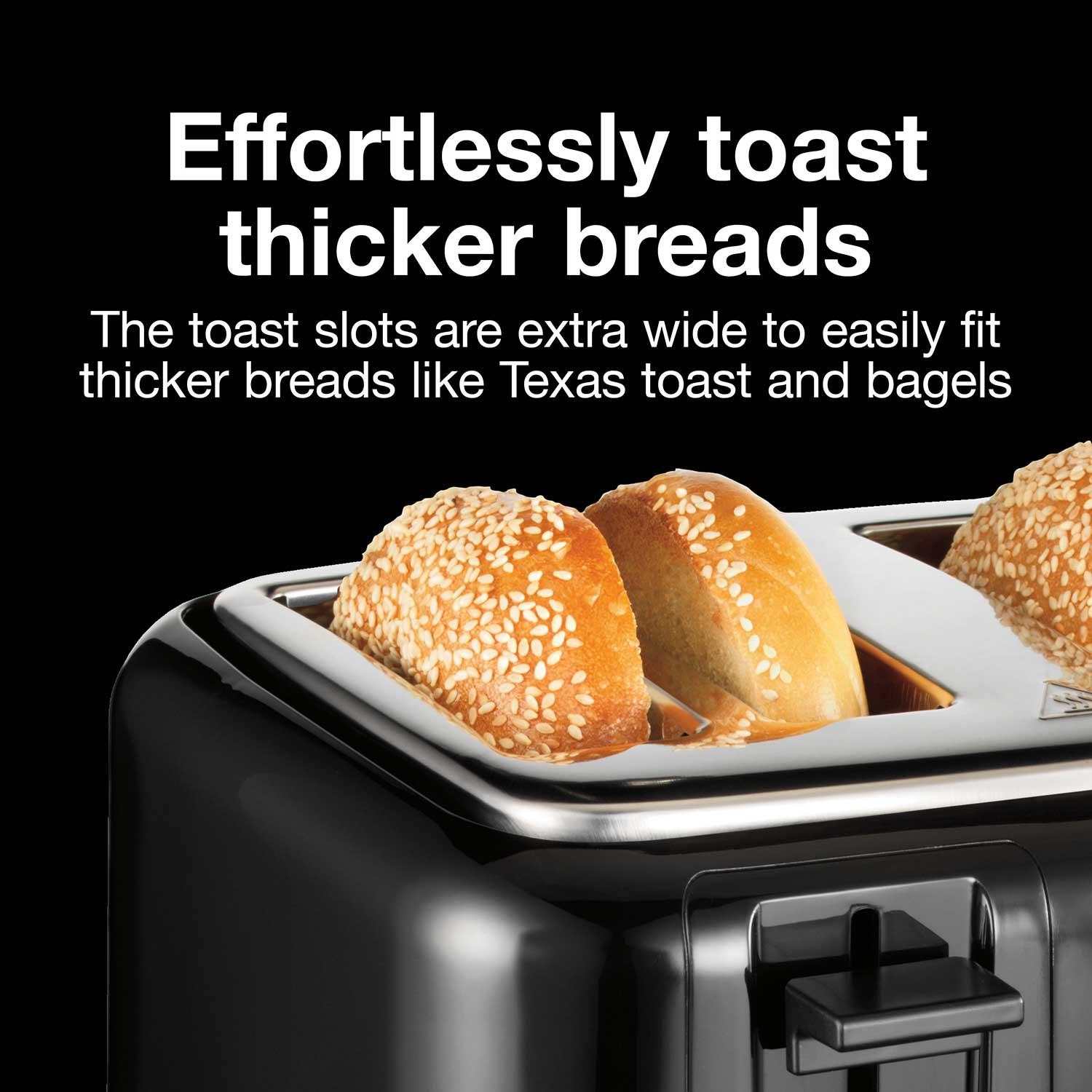 TOSTADOR 4 PANES BAGELS HAMILTON PROCTOR SILEX 24215G 7 TEMP — imagen 3
