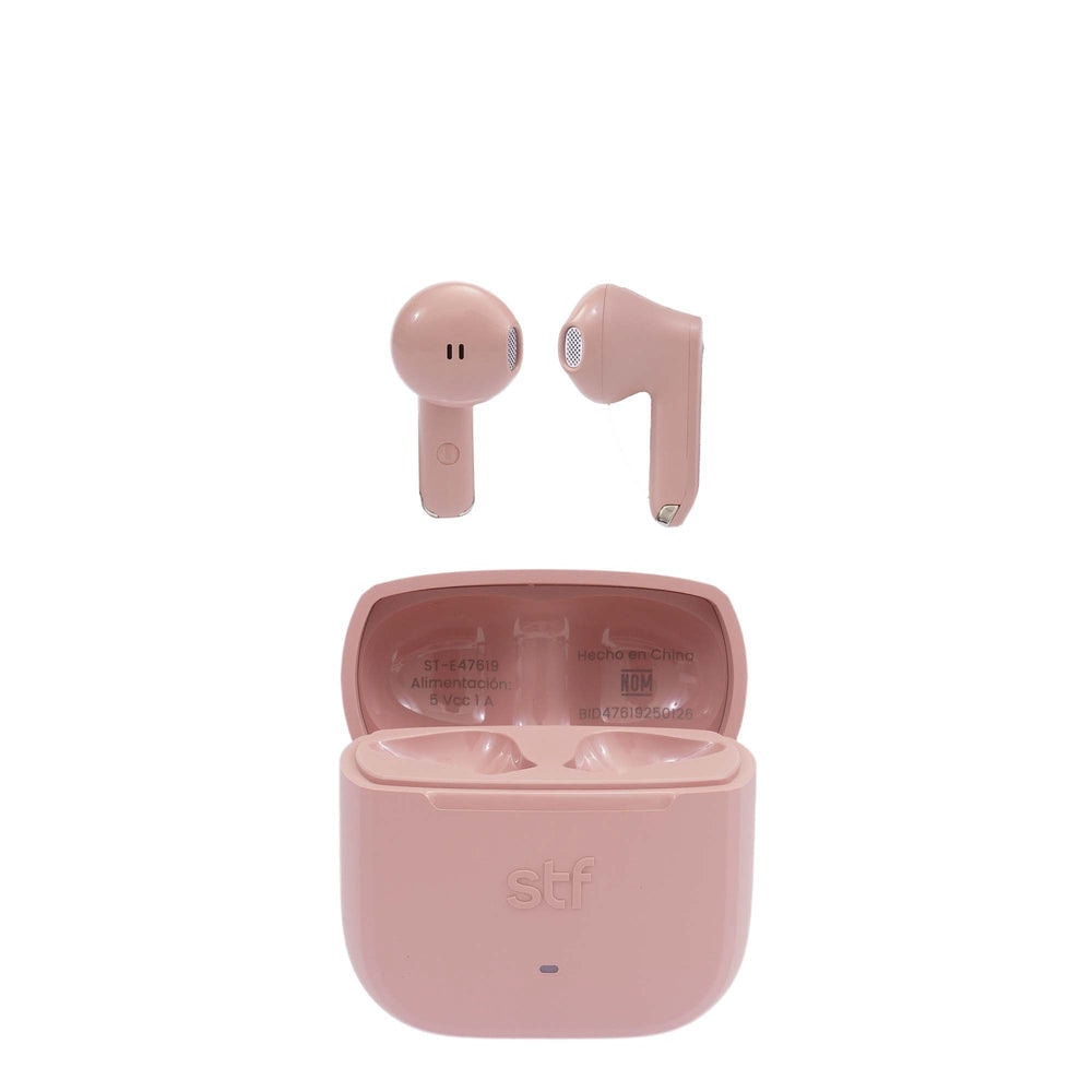 Audífonos Inalámbricos Tws HYRO STF 36hrs Uso ENC Rosa — imagen 6