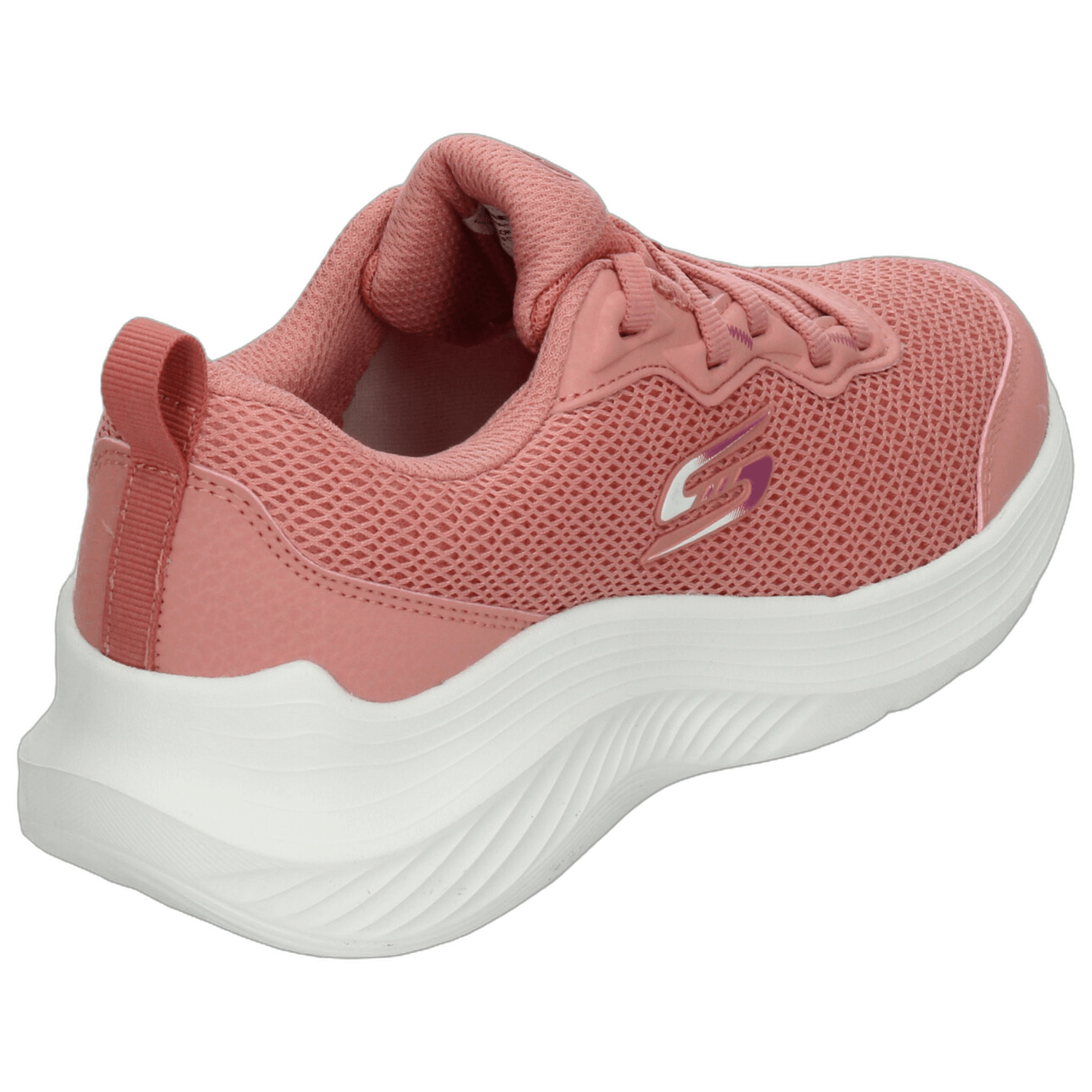 Tenis Skechers Bobs Squad Waves Dama Salmon Deportivo Mujer — imagen 4