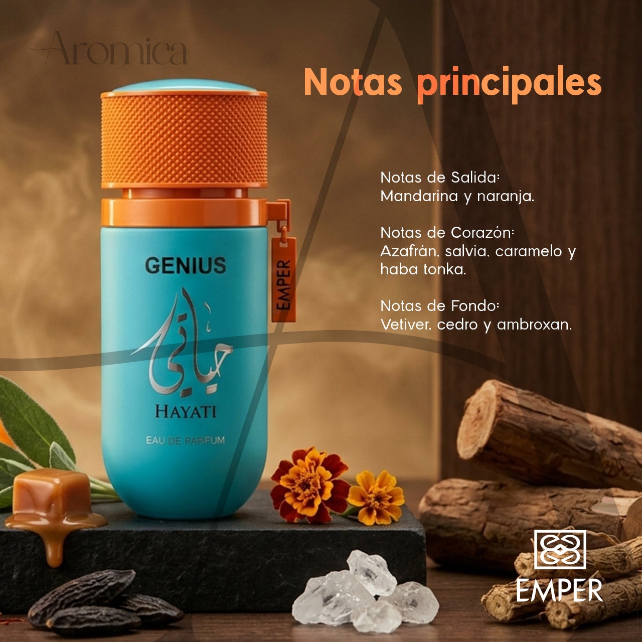 Perfume Genius Hayati – Eau de Parfum 100ml — imagen 4