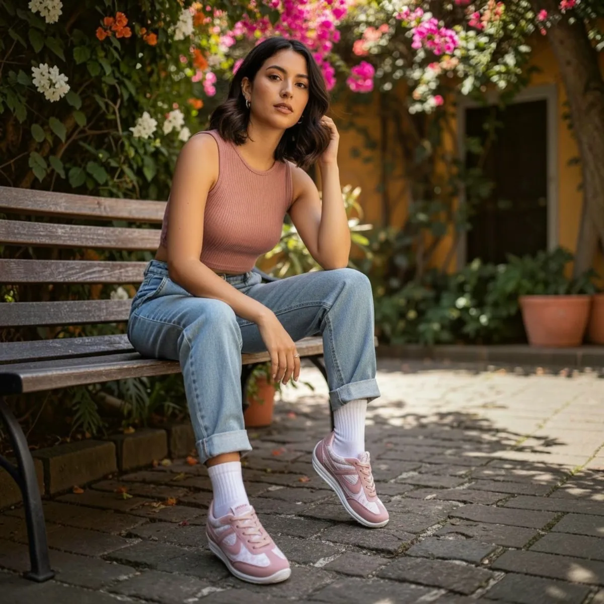 Tenis Panam Alfa Alicia Tenis Mujer Rosa — imagen 4