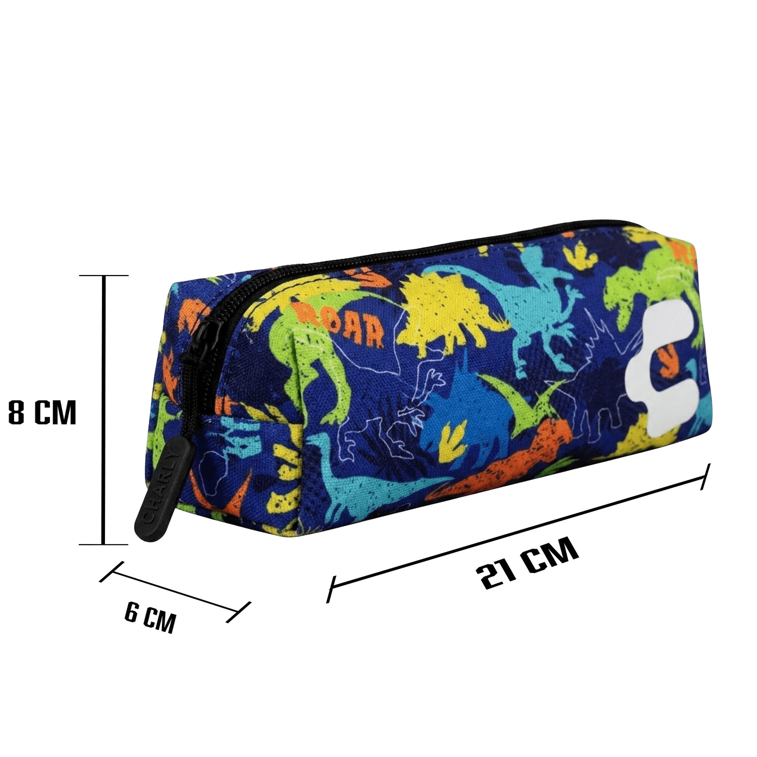 Set de Mochila Charly Dinosaurio Niño Azul Escolar Lonchera Infantil — imagen 7
