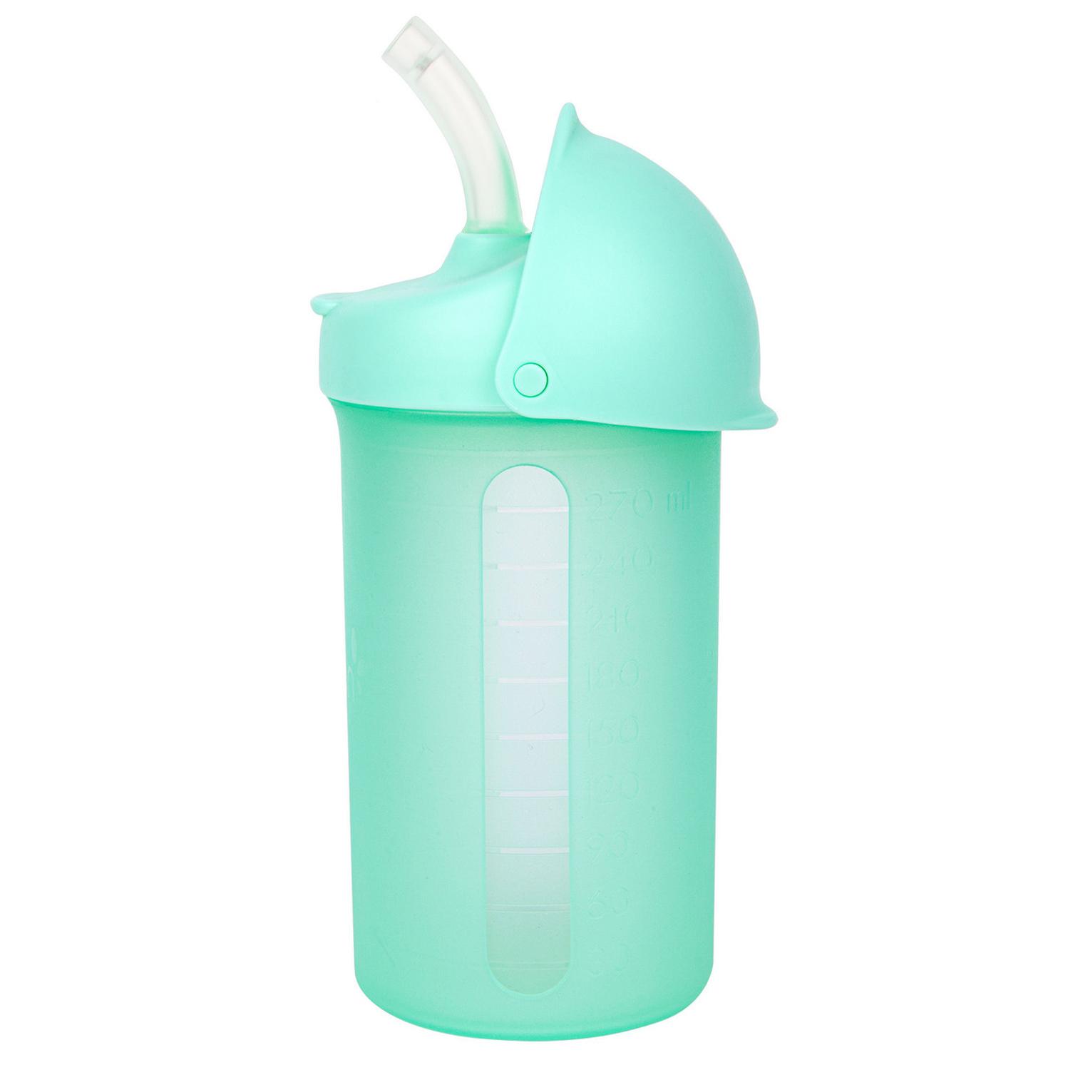 Vaso Entrenador Boon 9oz Color Menta con Popote — imagen 1