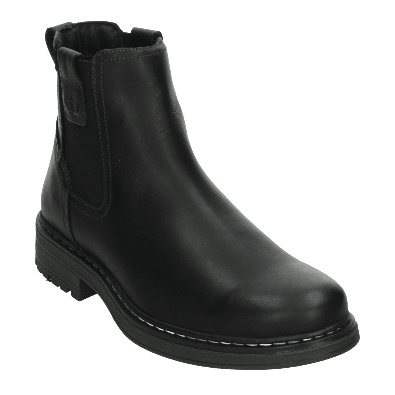 Bota Dockers Hombre Casual Chelsea Cómodo Negro Caballero — imagen 4
